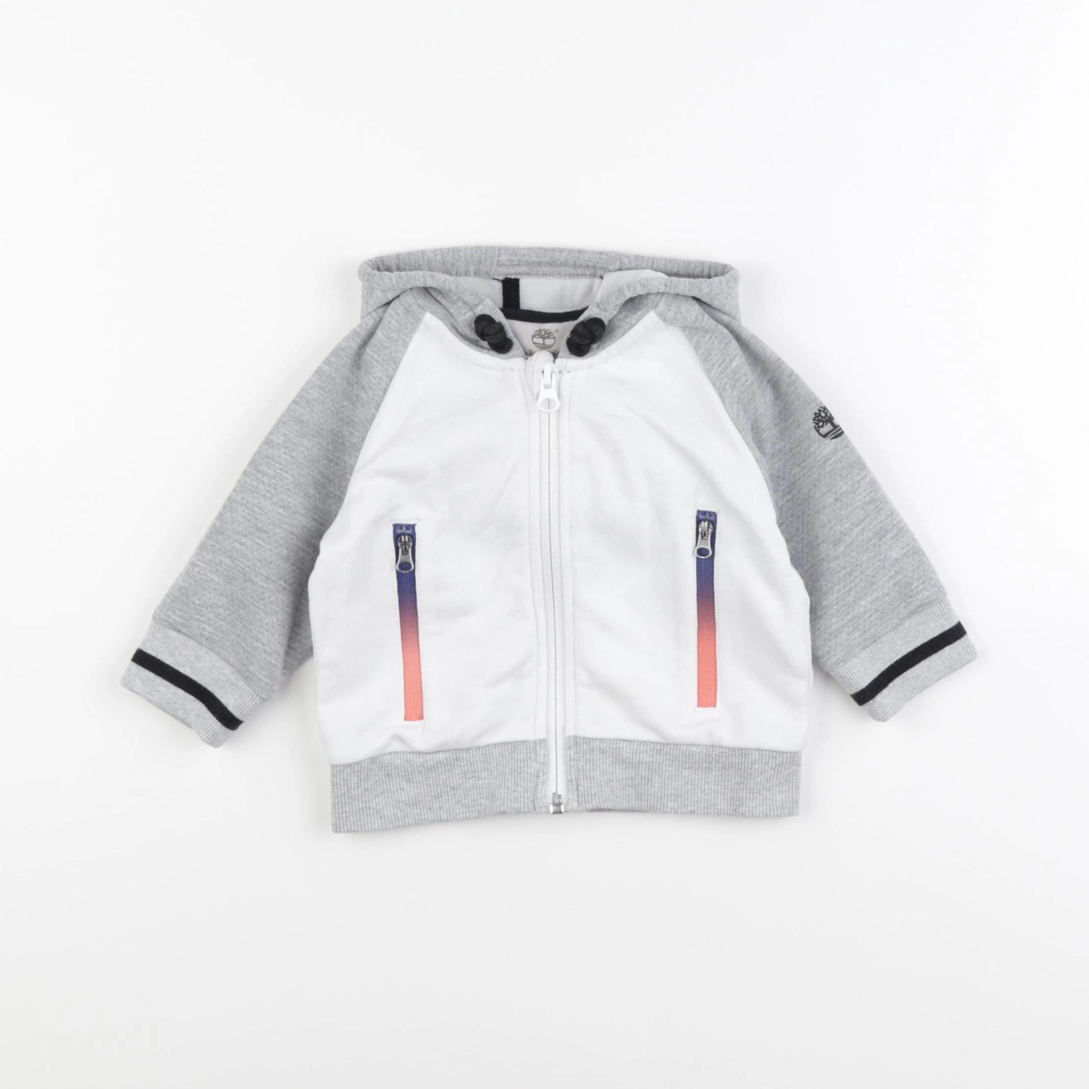 Timberland - sweat gris, blanc - 9 mois