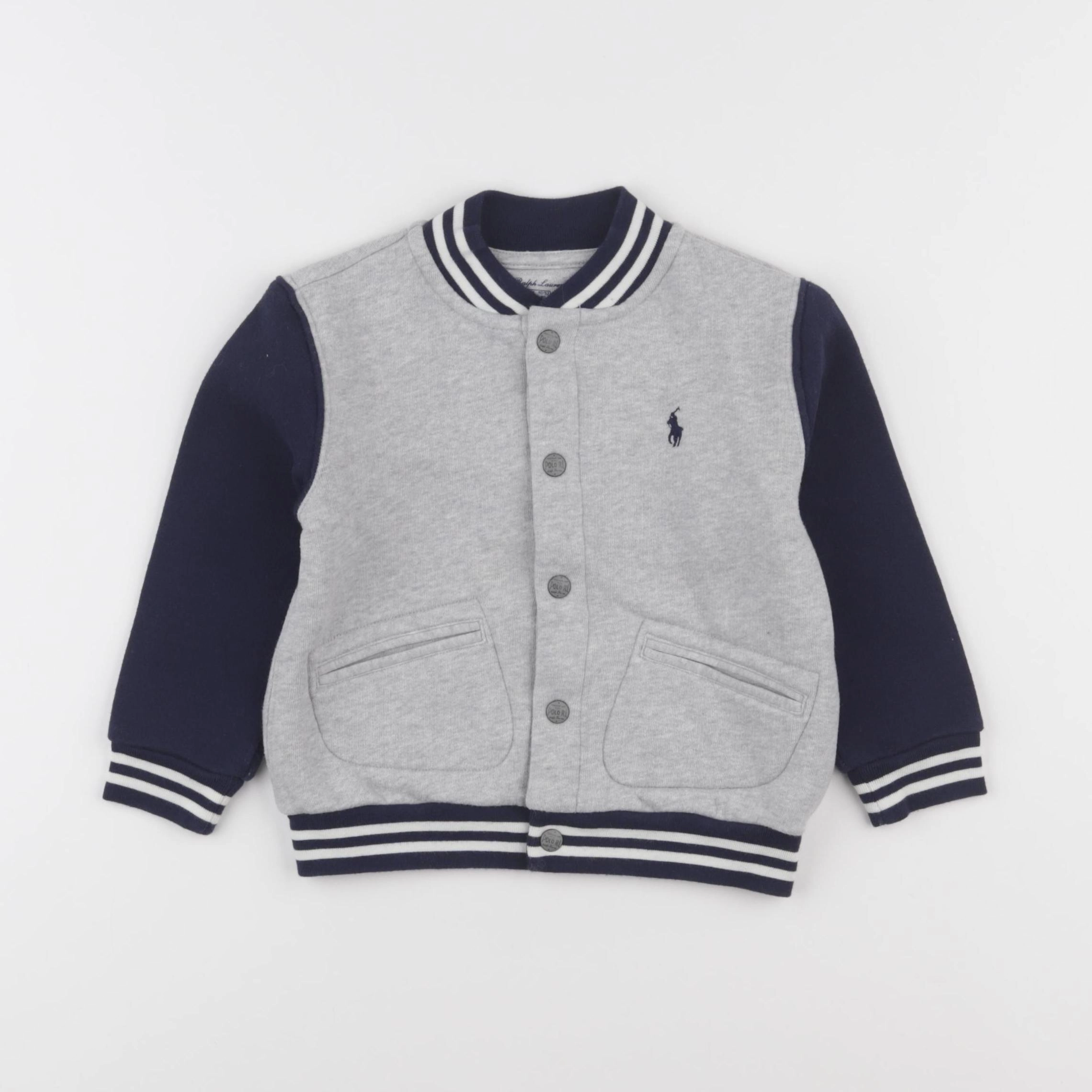 Ralph Lauren - veste gris - 24 mois