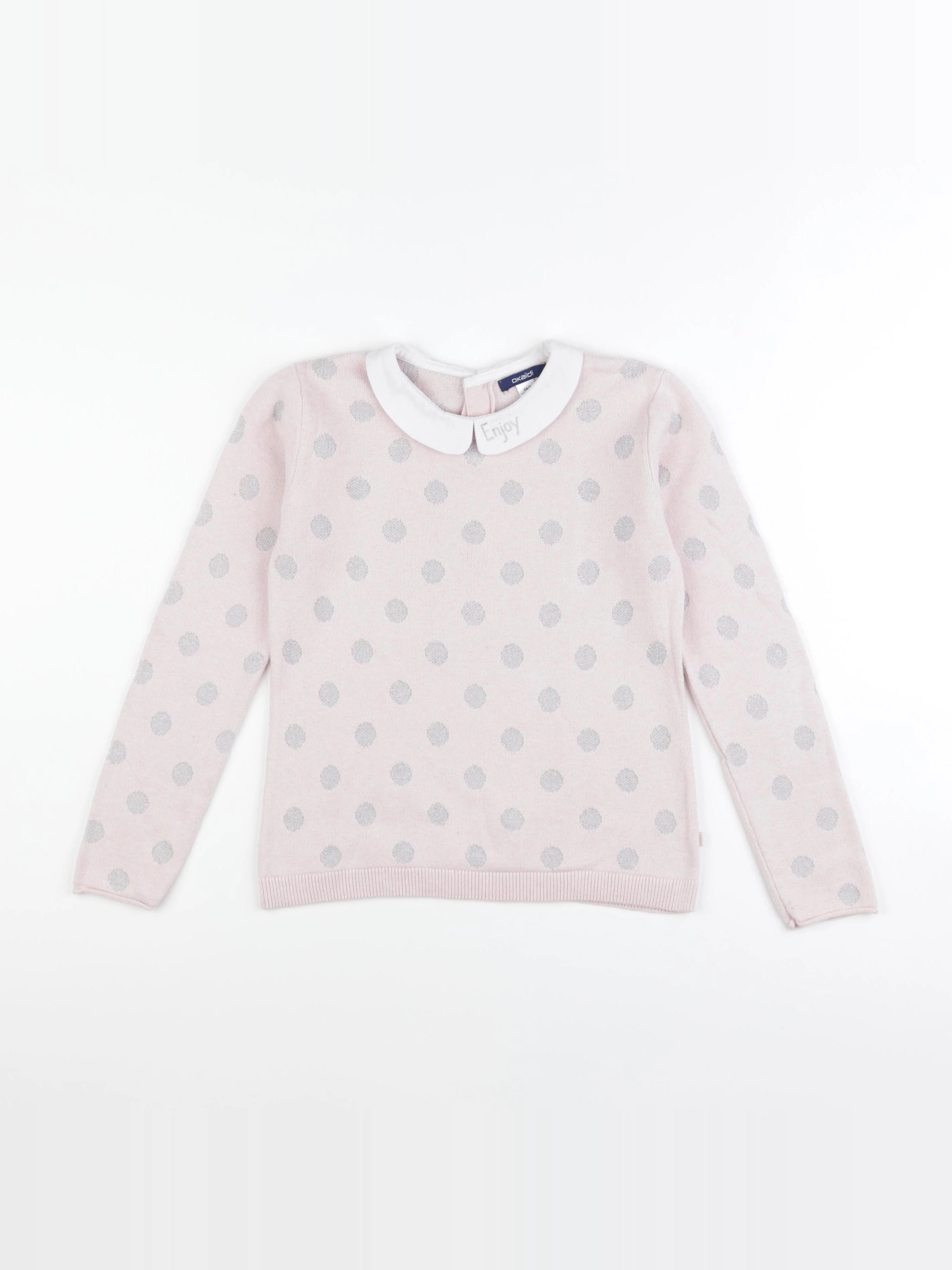 Okaidi - pull rose - 8 ans