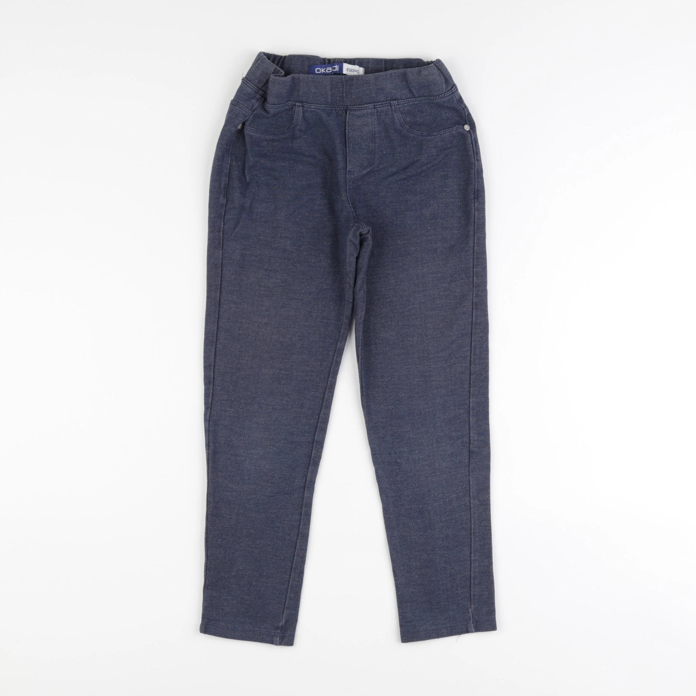 Okaidi - jegging bleu - 8 ans