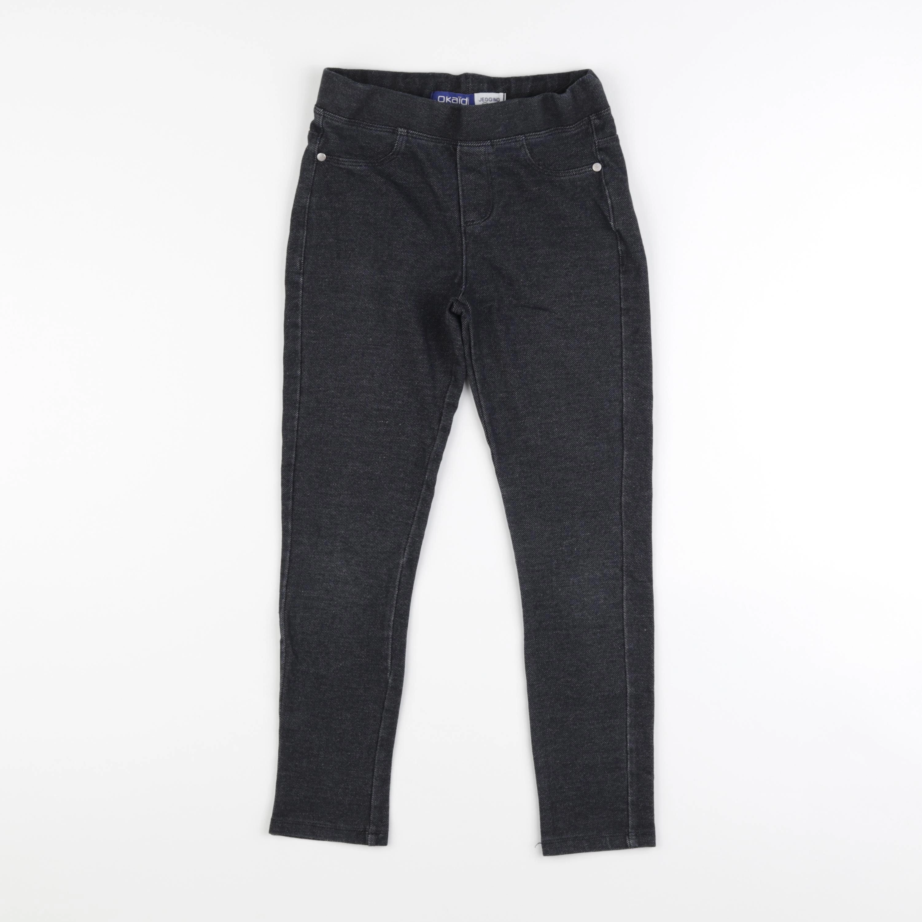 Okaidi - jegging gris - 8 ans