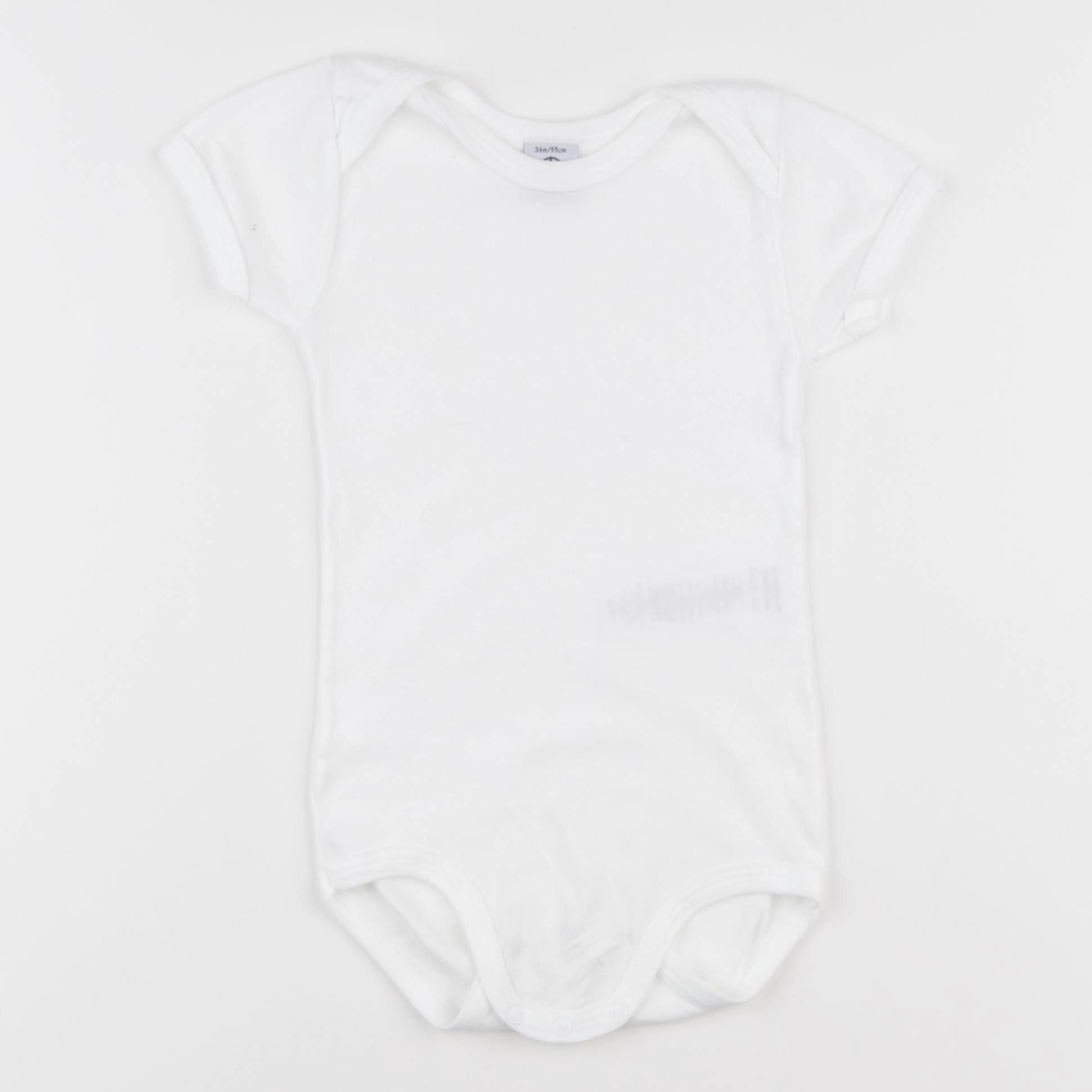 Petit Bateau - body blanc - 36 mois