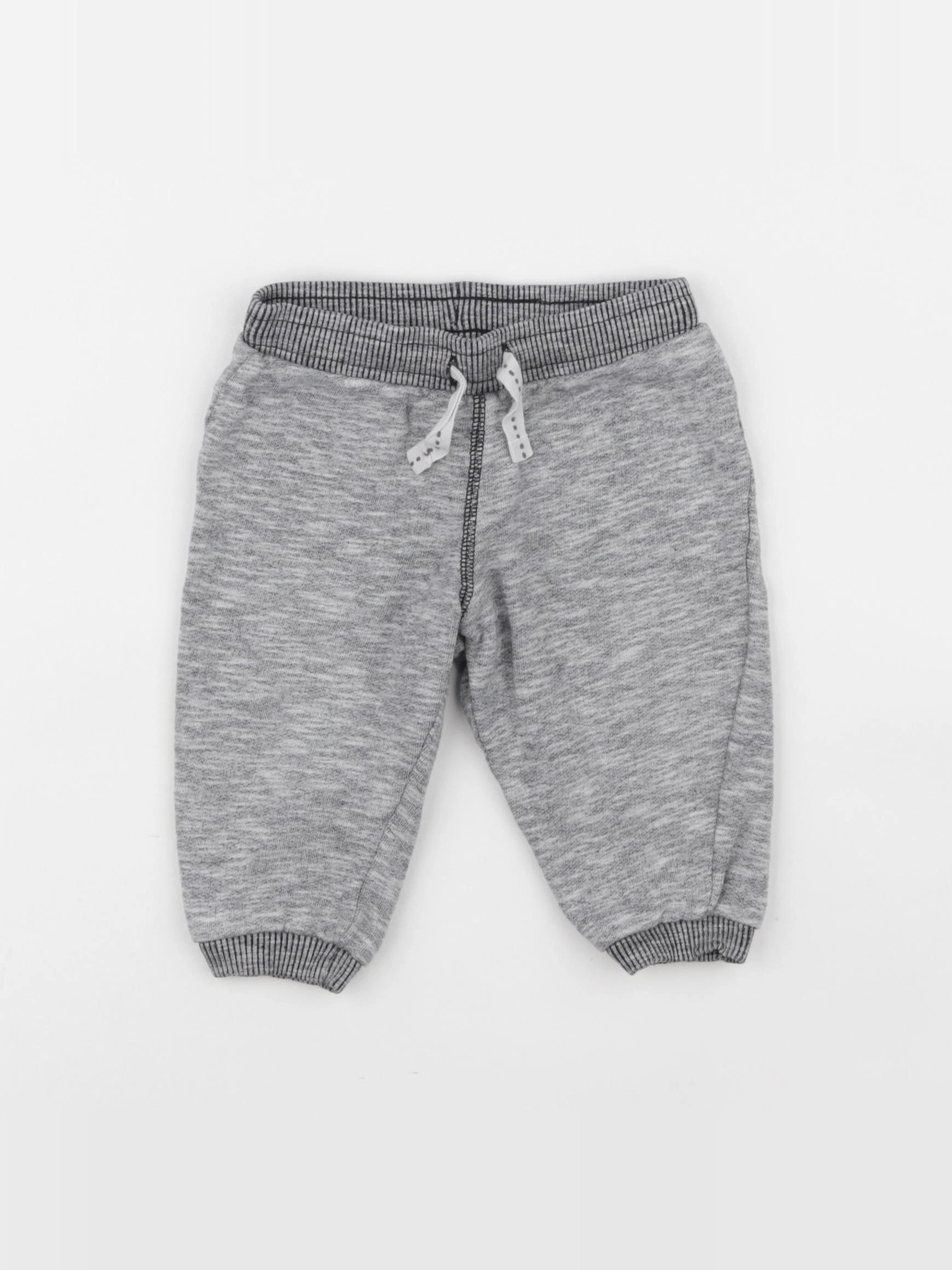 H&M - jogging gris - 6/9 mois