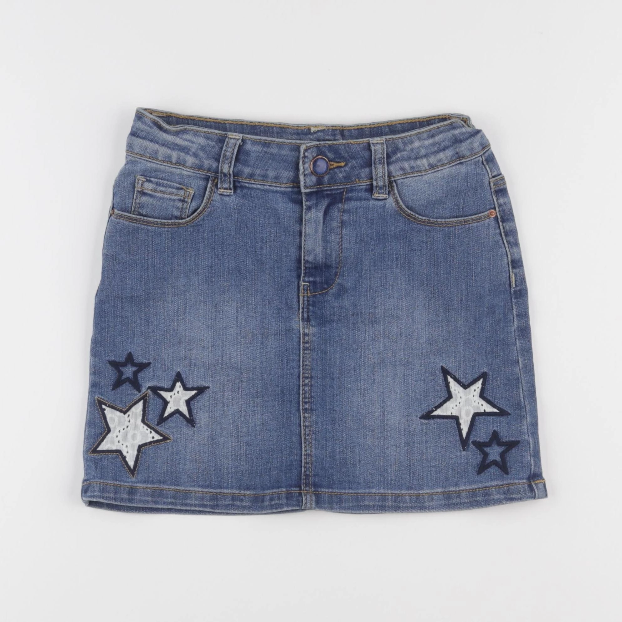 IKKS - jupe bleu - 8 ans