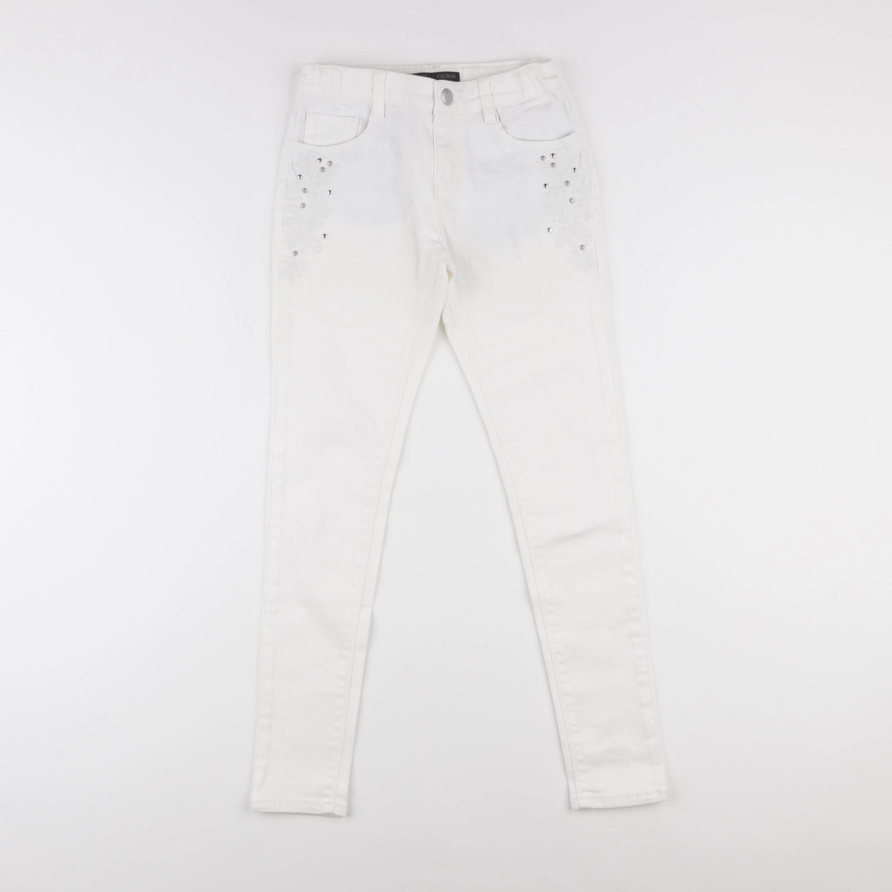 IKKS - jean blanc - 10 ans