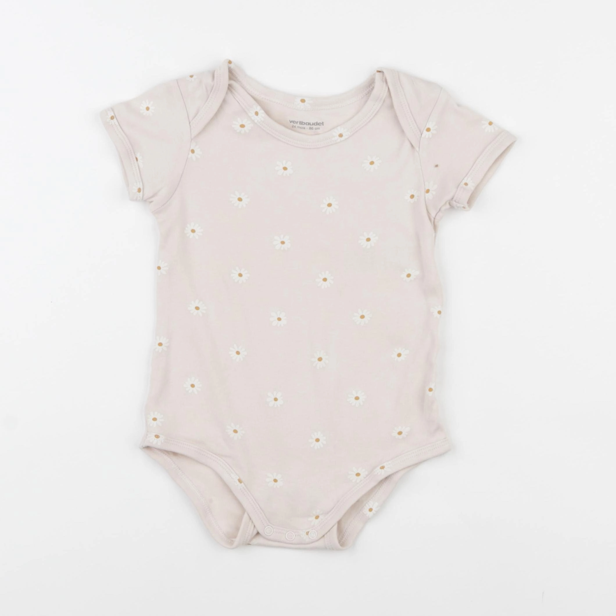Vertbaudet - body rose - 24 mois
