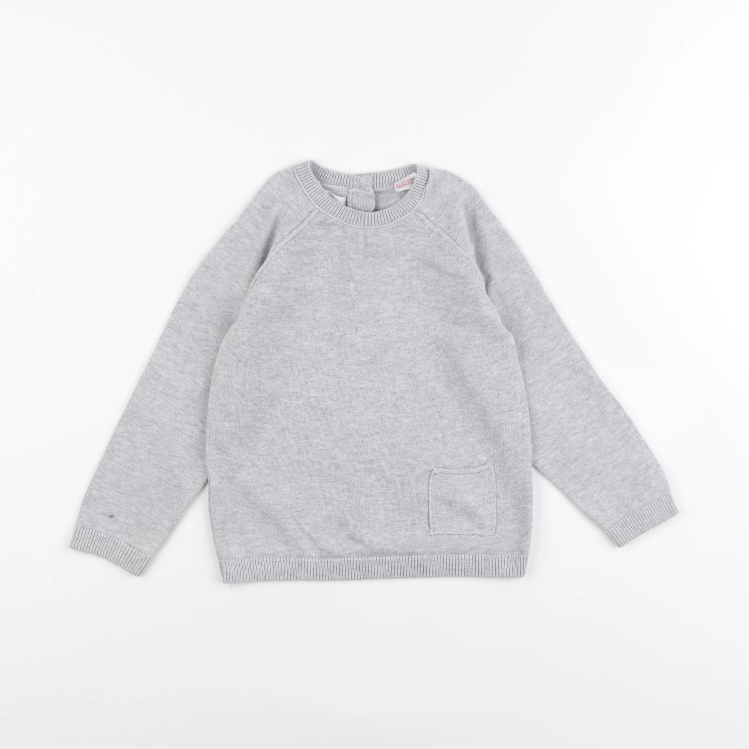Mango - pull gris - 2/3 ans