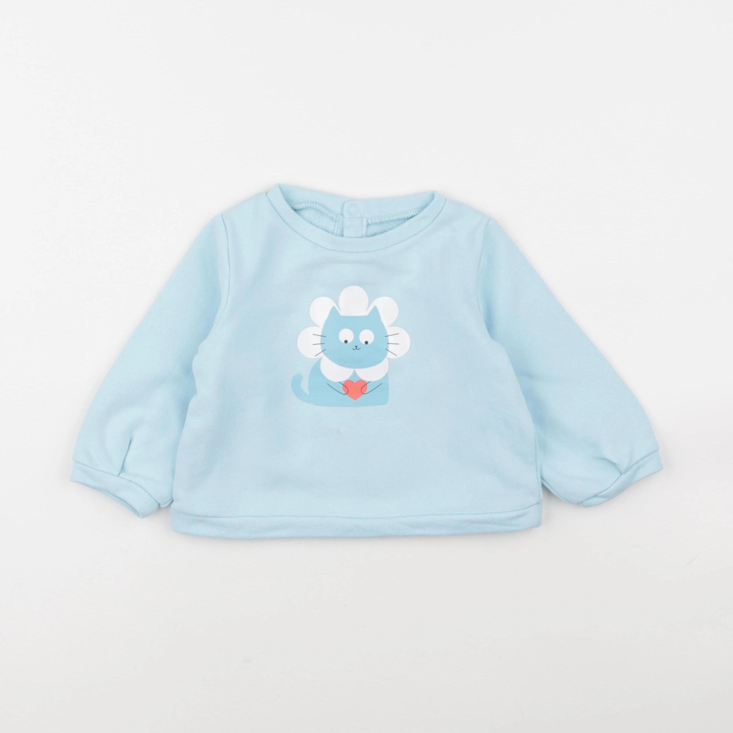 Jacadi - sweat bleu - 18 mois