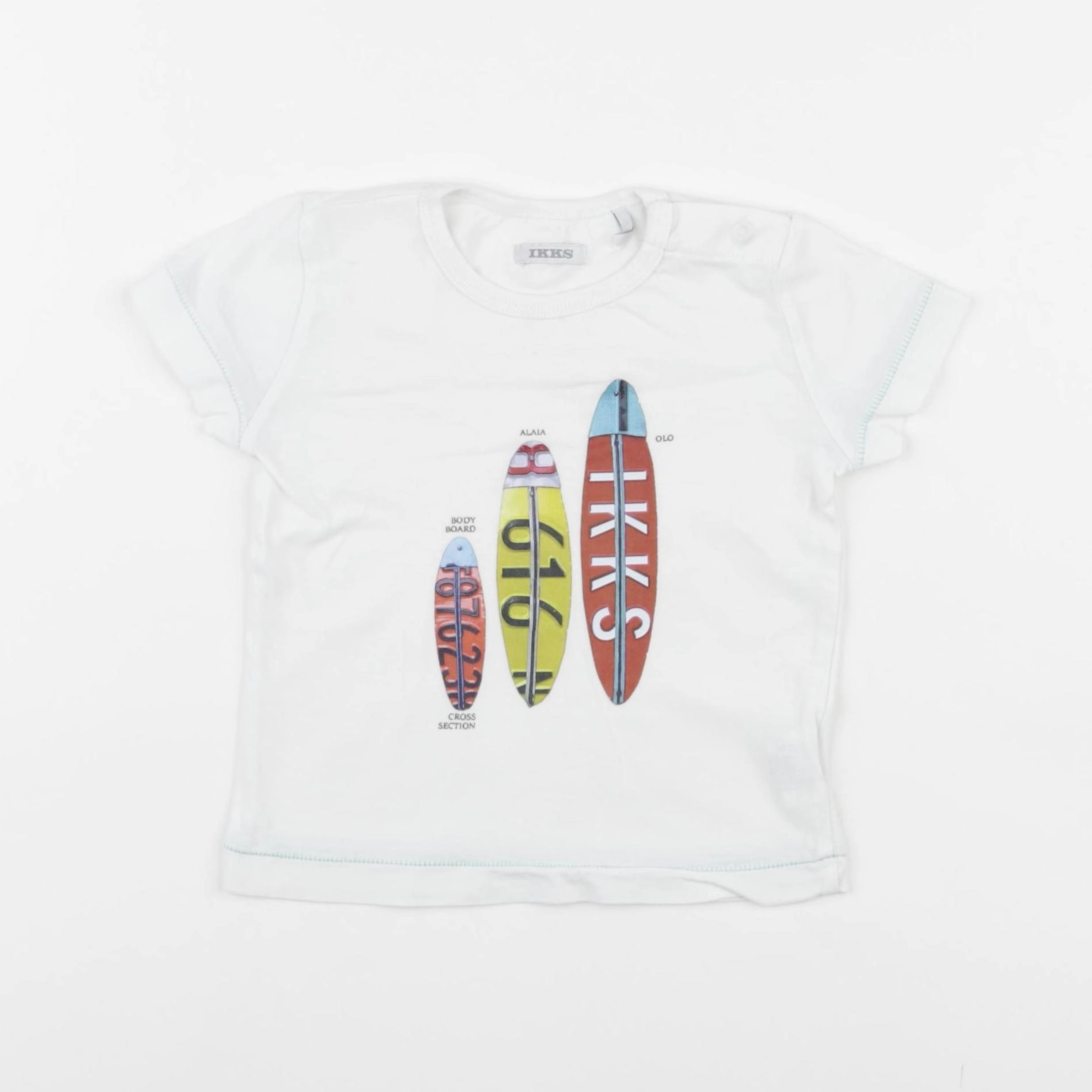 IKKS - tee-shirt blanc - 12 mois