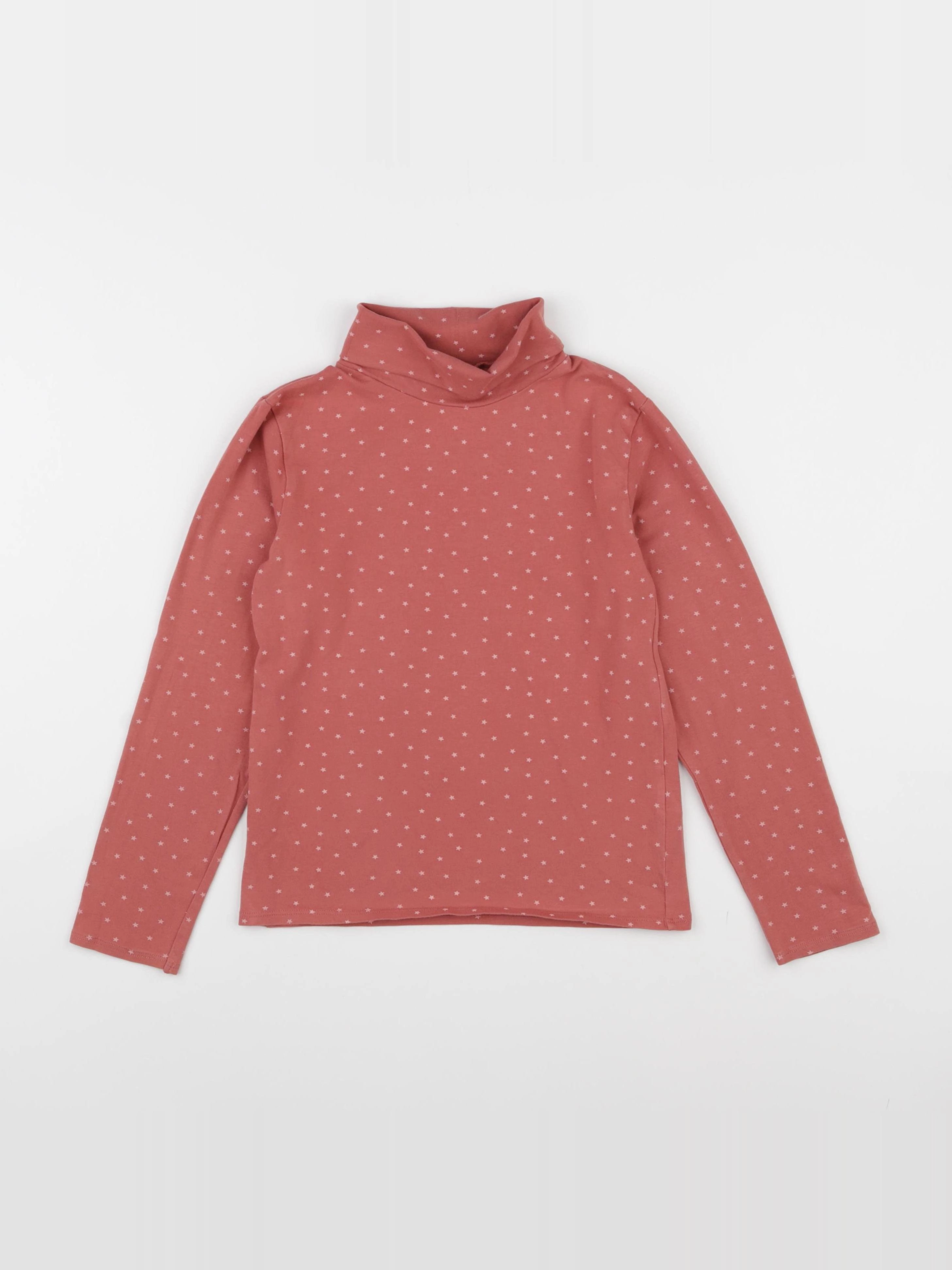 Vertbaudet - sous-pull rose - 8 ans