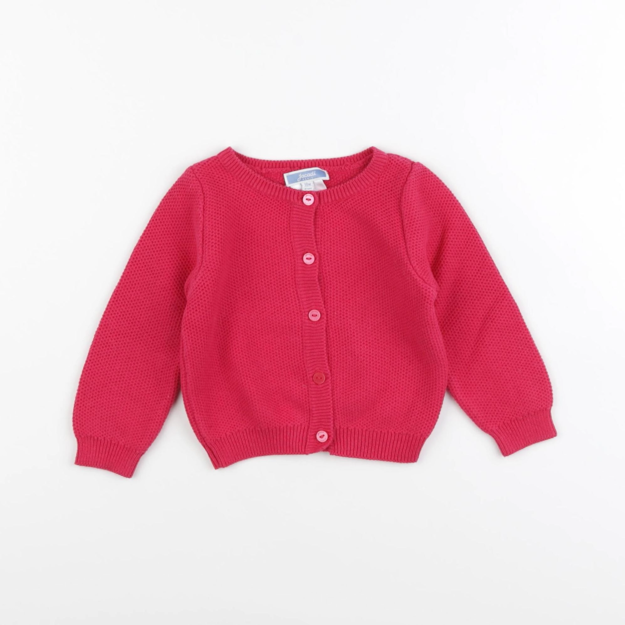 Jacadi - gilet rose - 18 mois