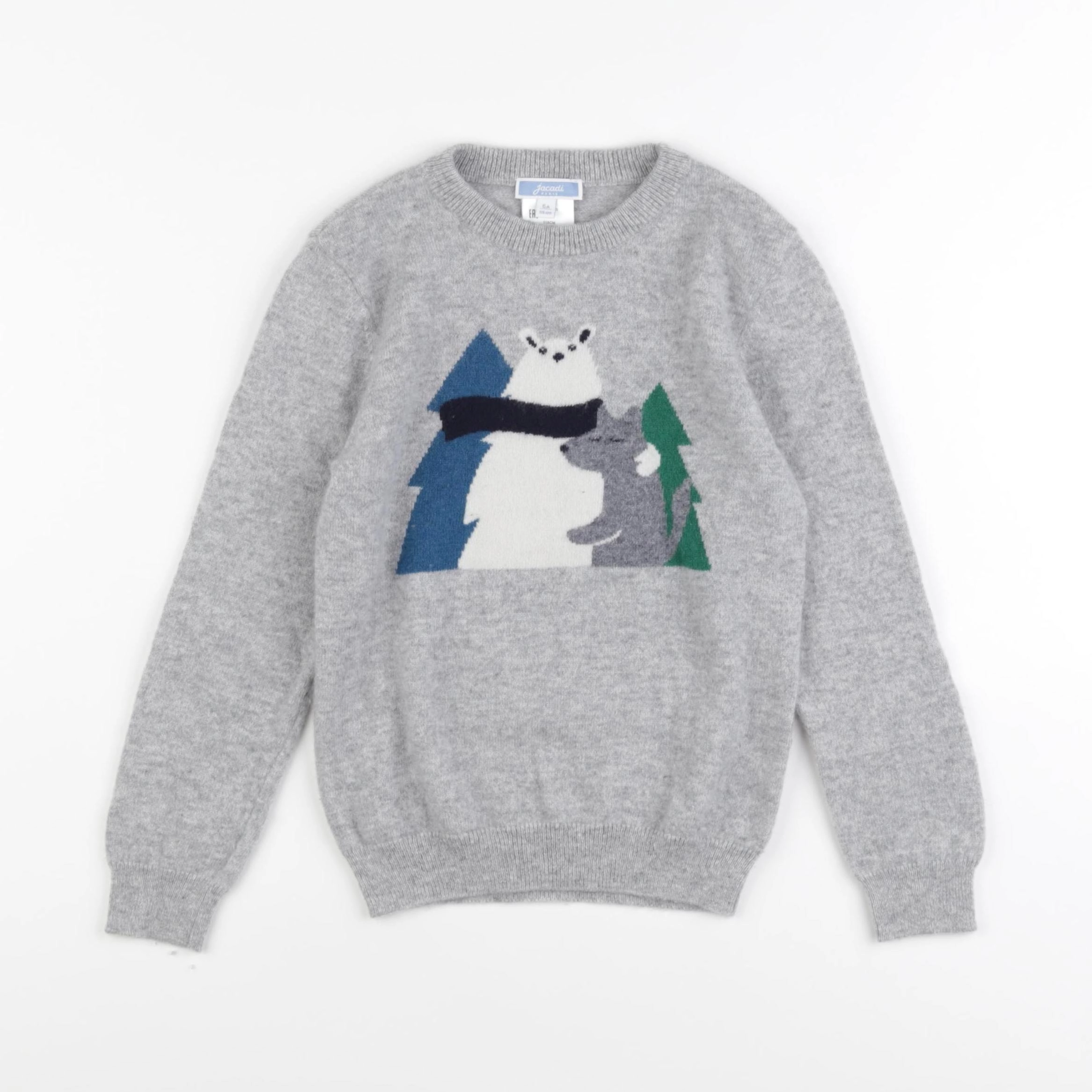 Jacadi - pull gris - 6 ans