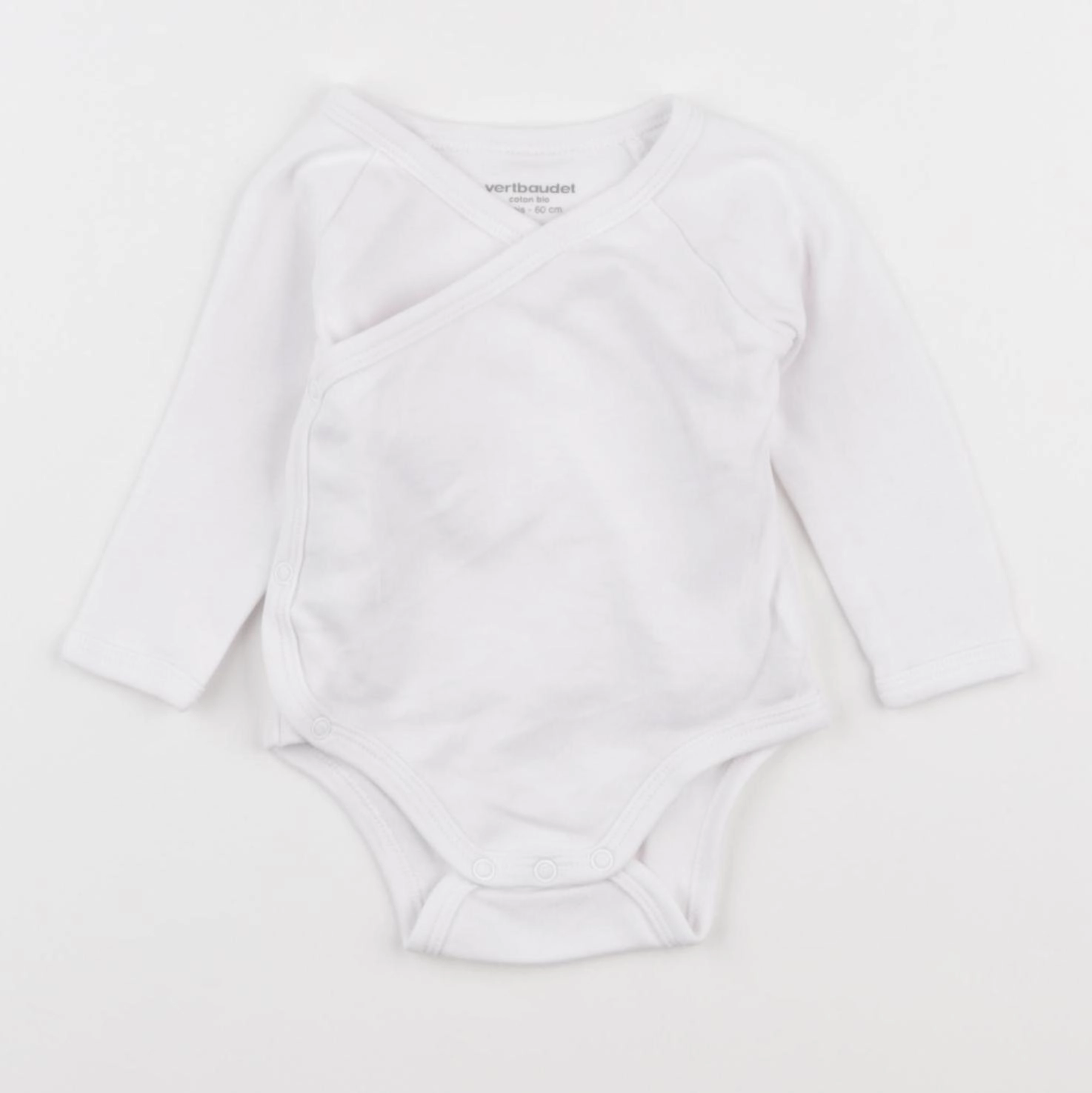 Vertbaudet - body blanc - 3 mois