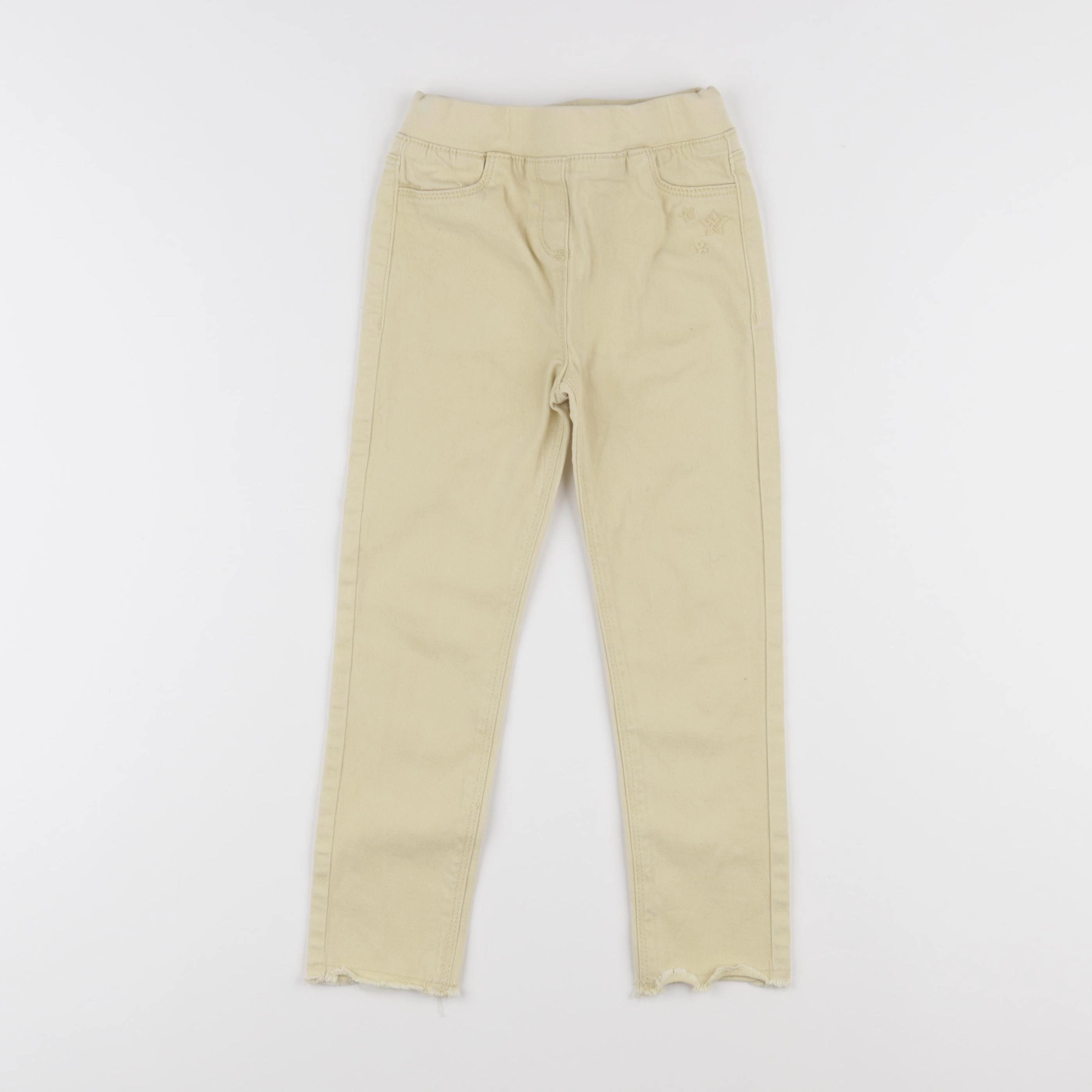 Vertbaudet - jegging jaune - 5 ans