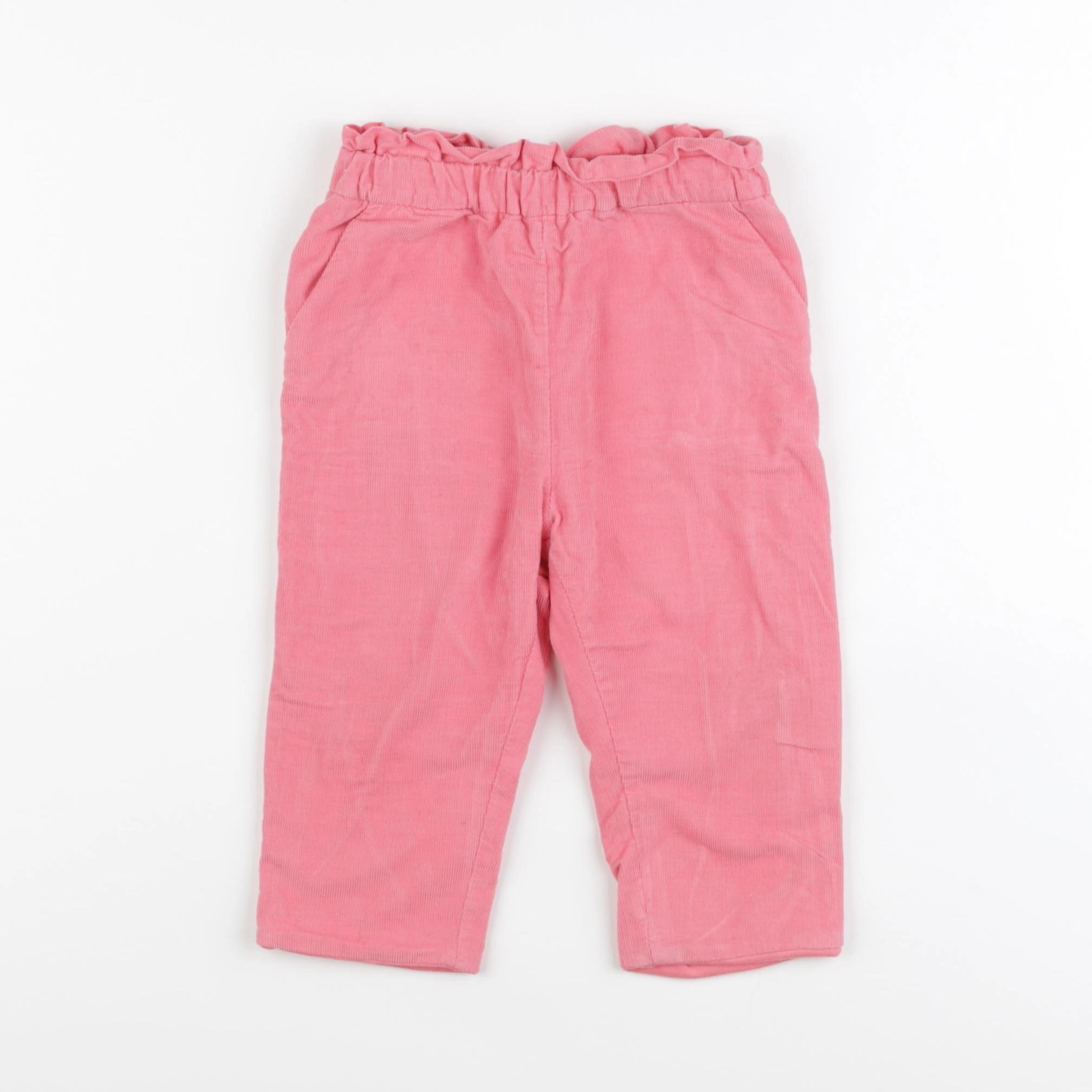 Jacadi - pantalon doublé rose - 18 mois
