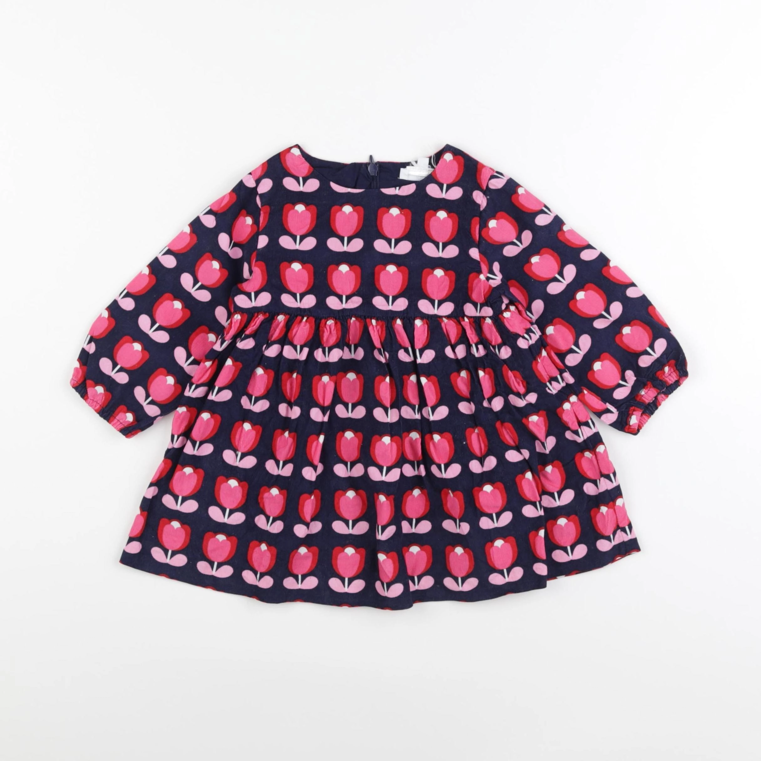 Jacadi - robe bleu - 12 mois