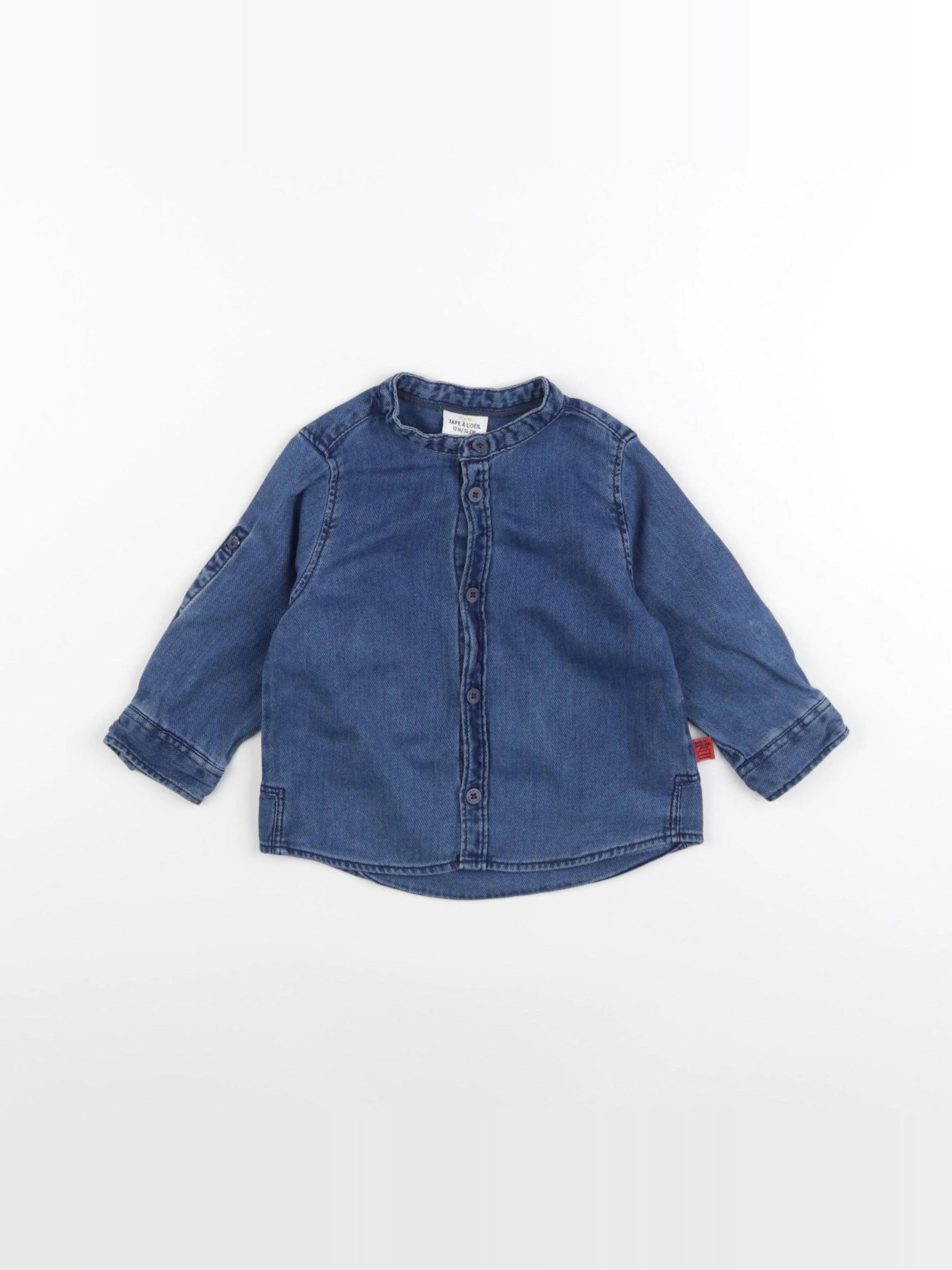 Tape à l'oeil - chemise bleu - 12 mois
