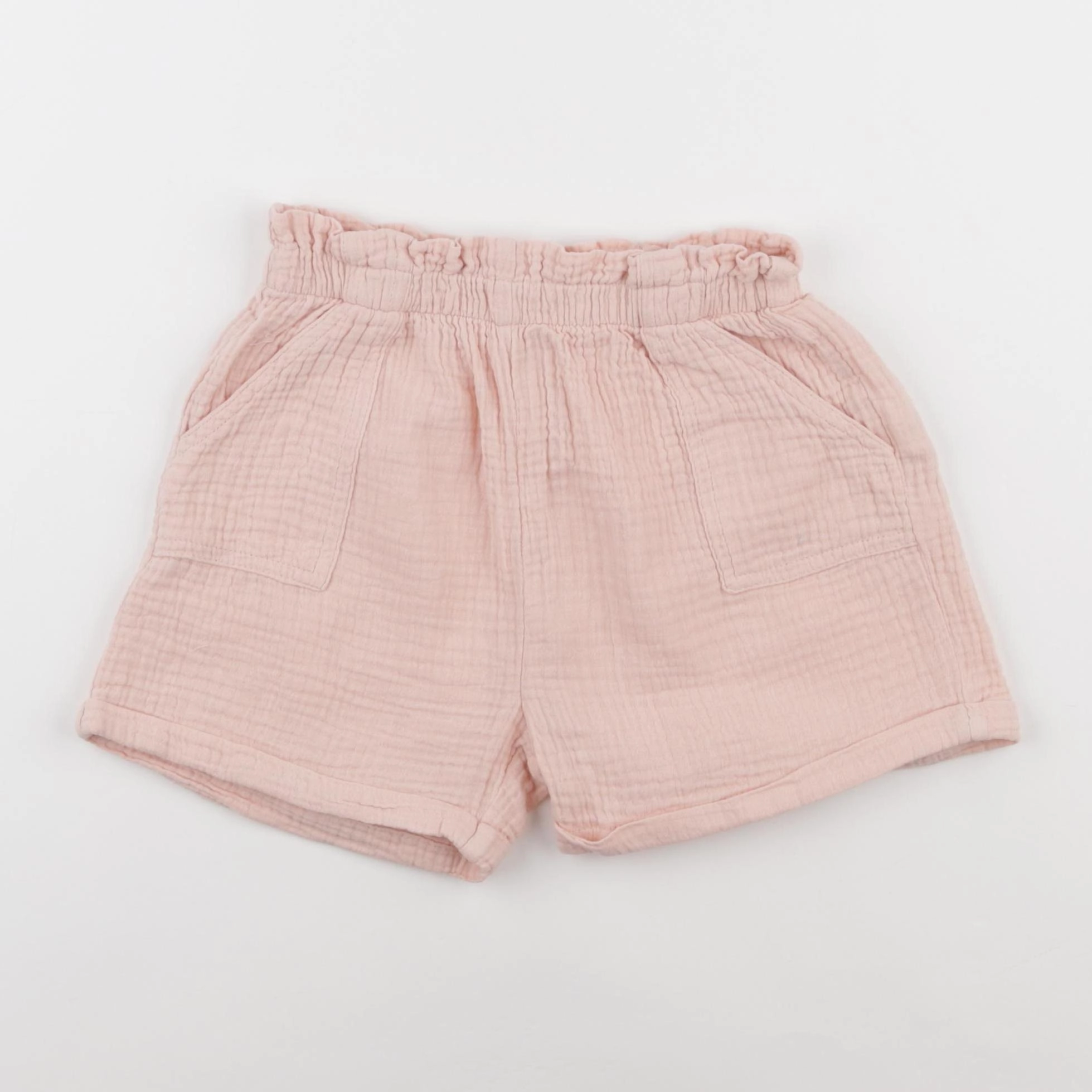 Vertbaudet - short rose - 7 ans