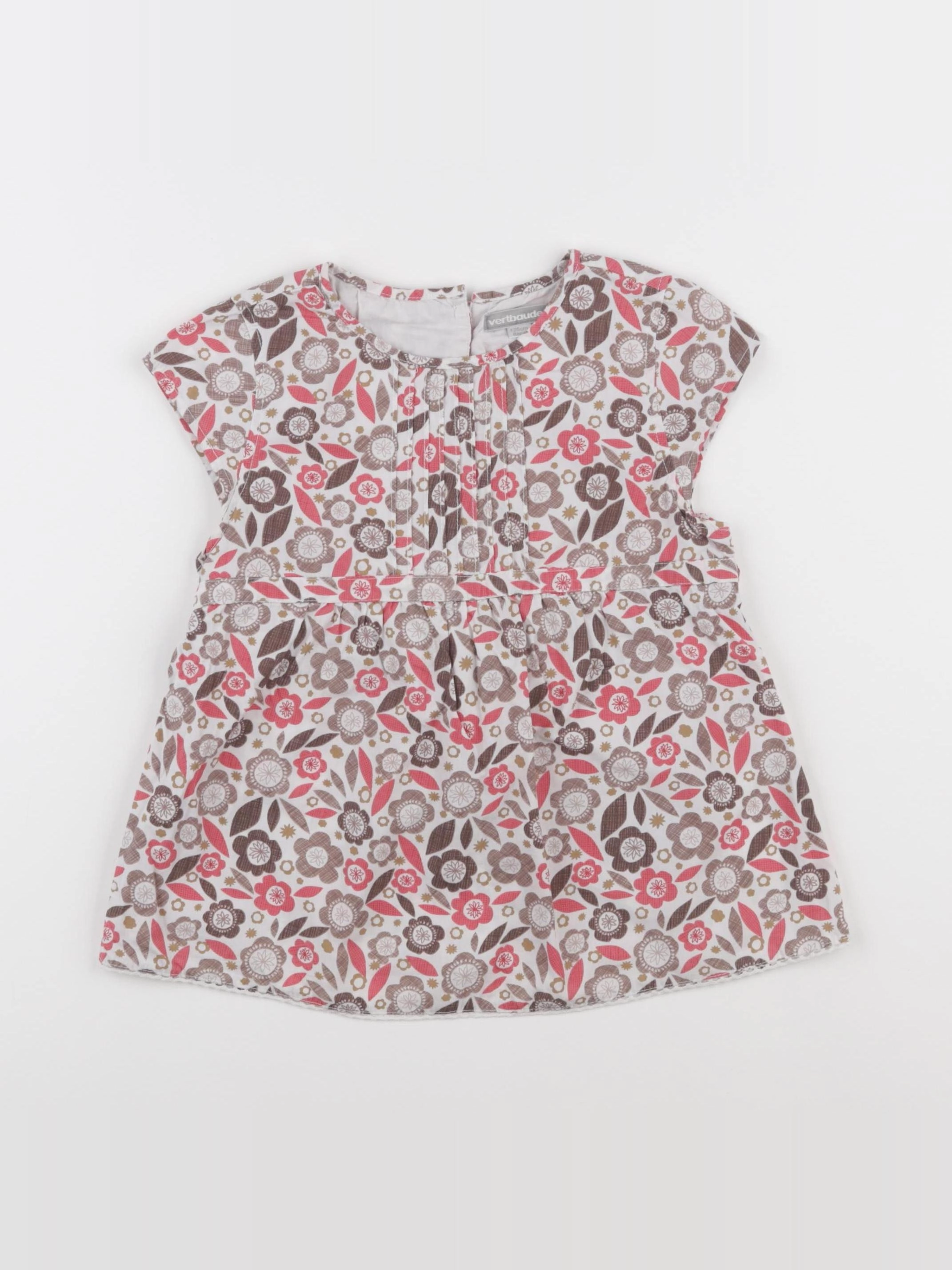 Vertbaudet - blouse rose - 8 ans