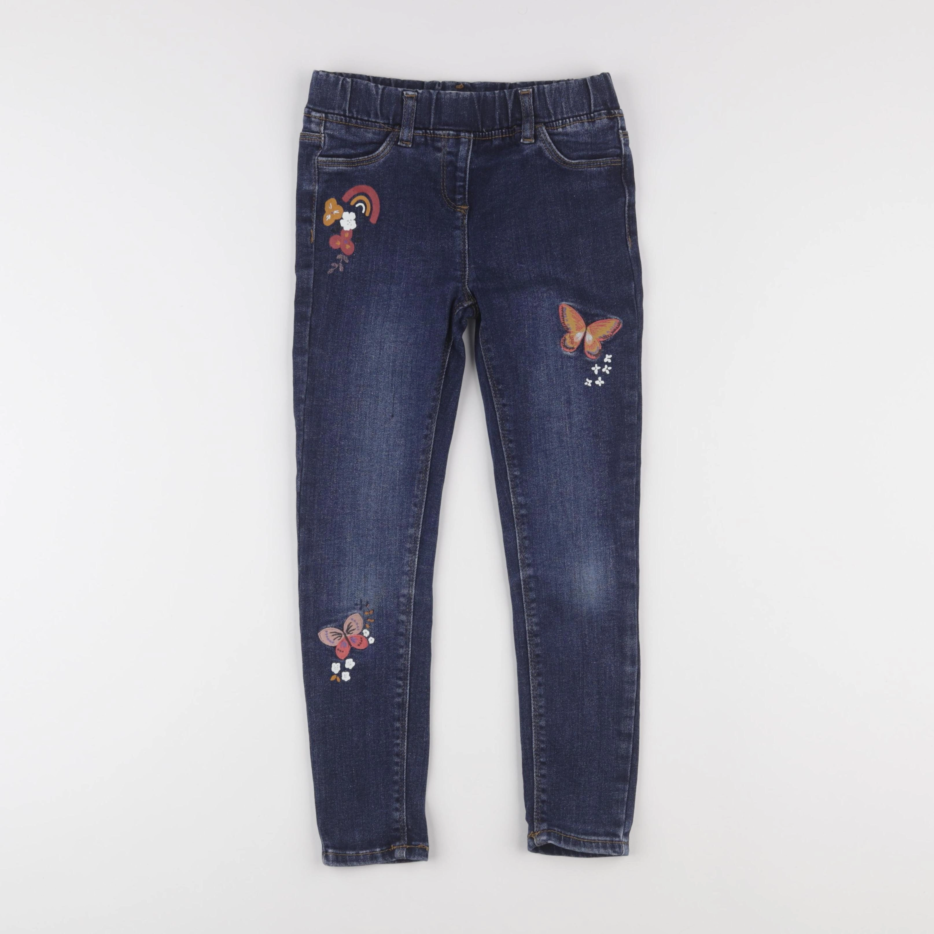 Vertbaudet - jegging bleu - 7 ans