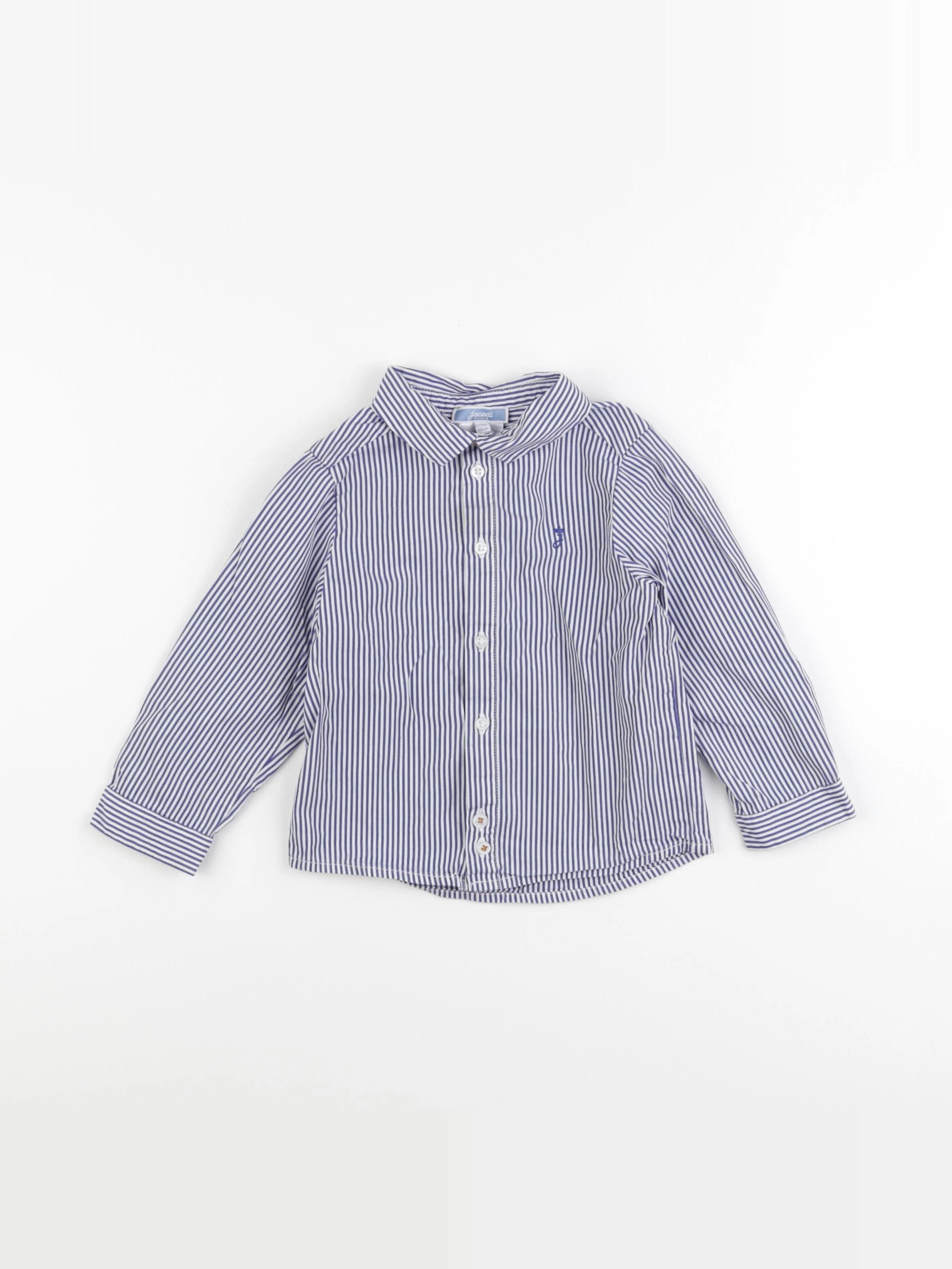 Jacadi - chemise bleu - 24 mois