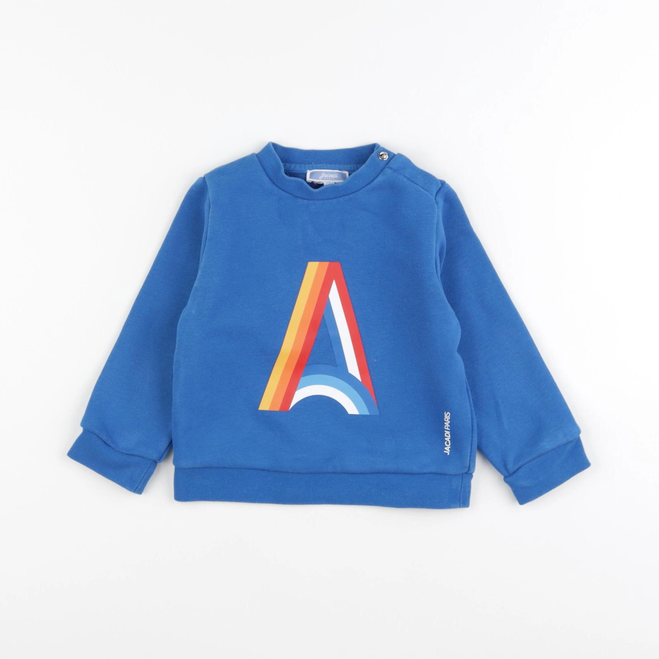 Jacadi - sweat bleu - 24 mois