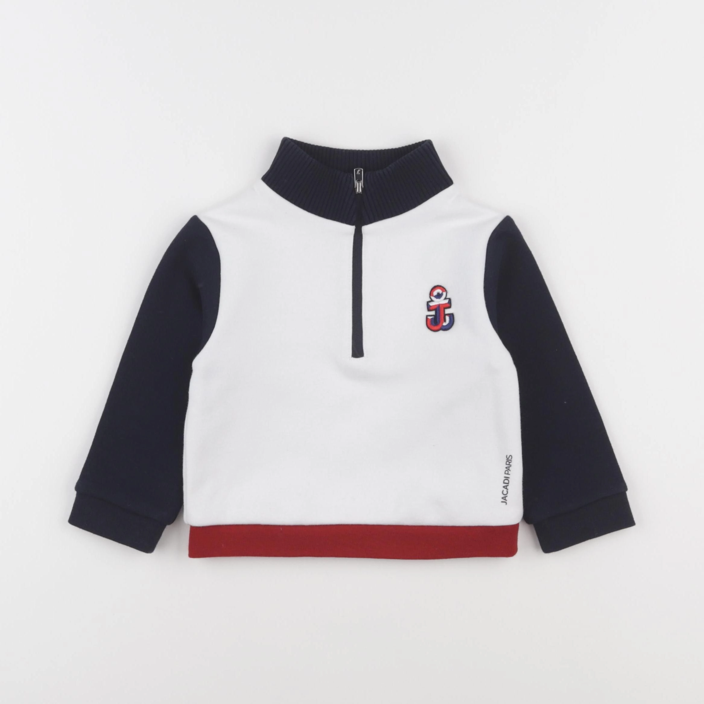 Jacadi - sweat blanc - 24 mois