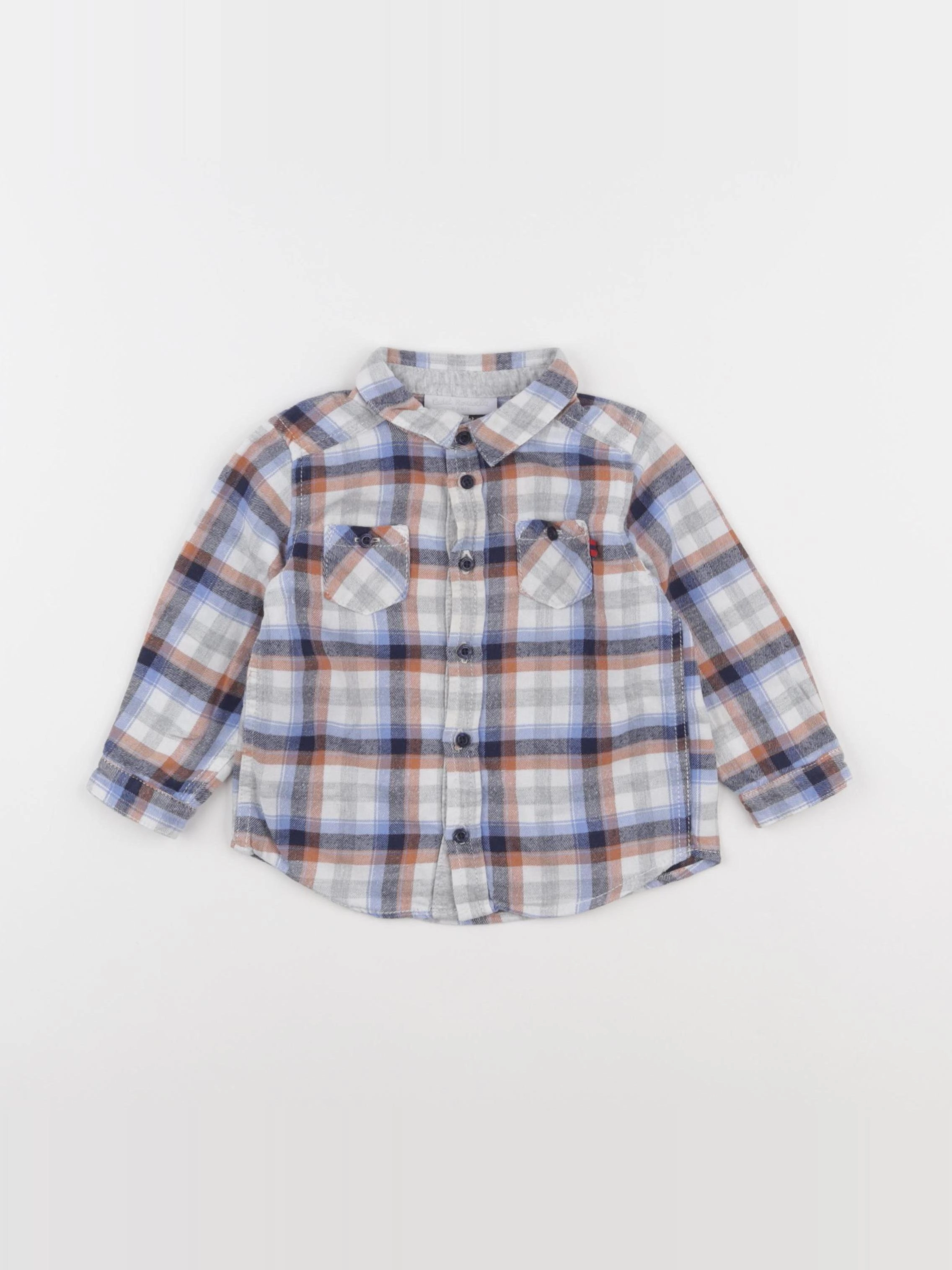 Cadet Rousselle - chemise bleu - 18 mois