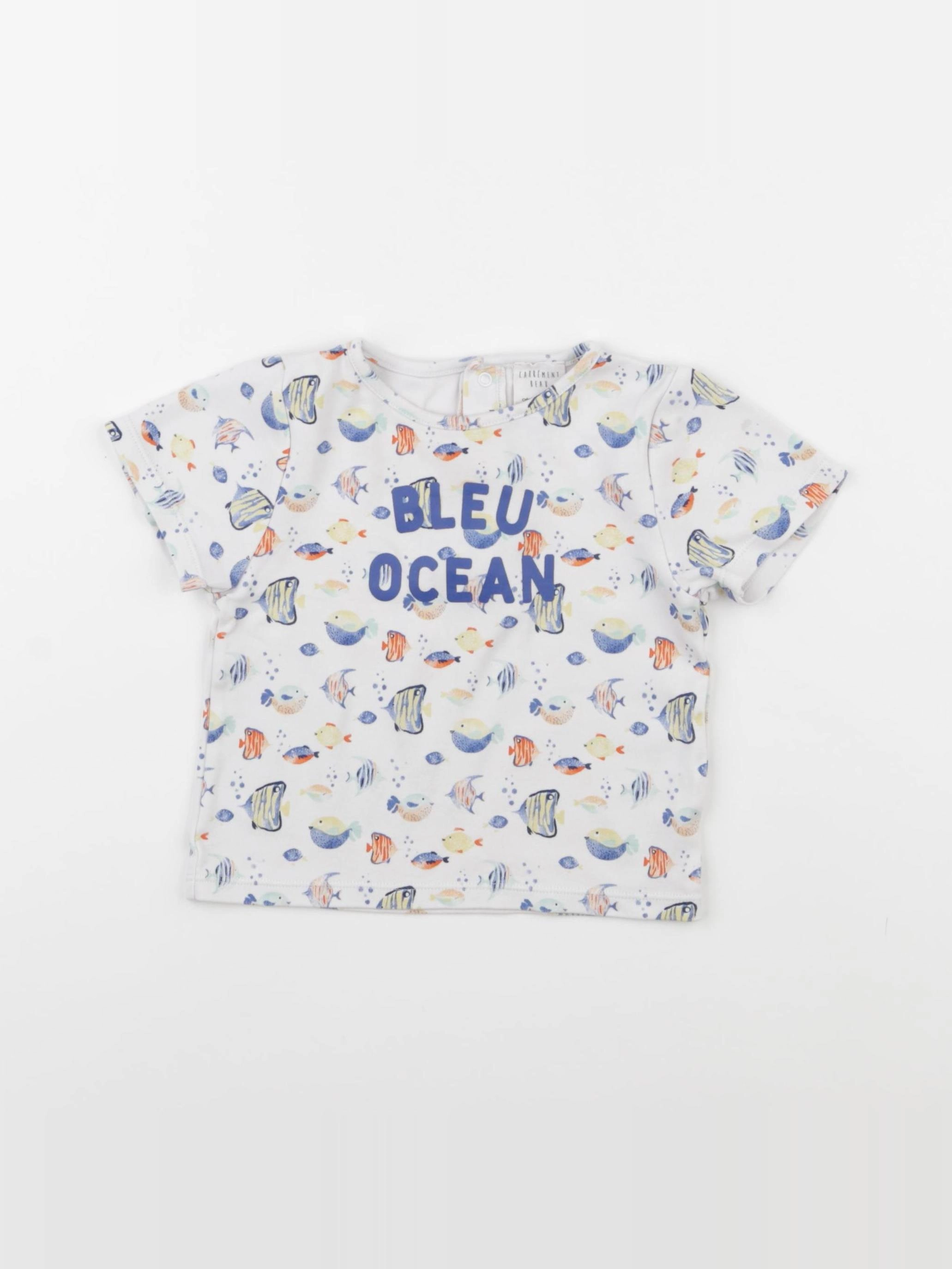 Tape à l'oeil - tee-shirt bleu - 18 mois