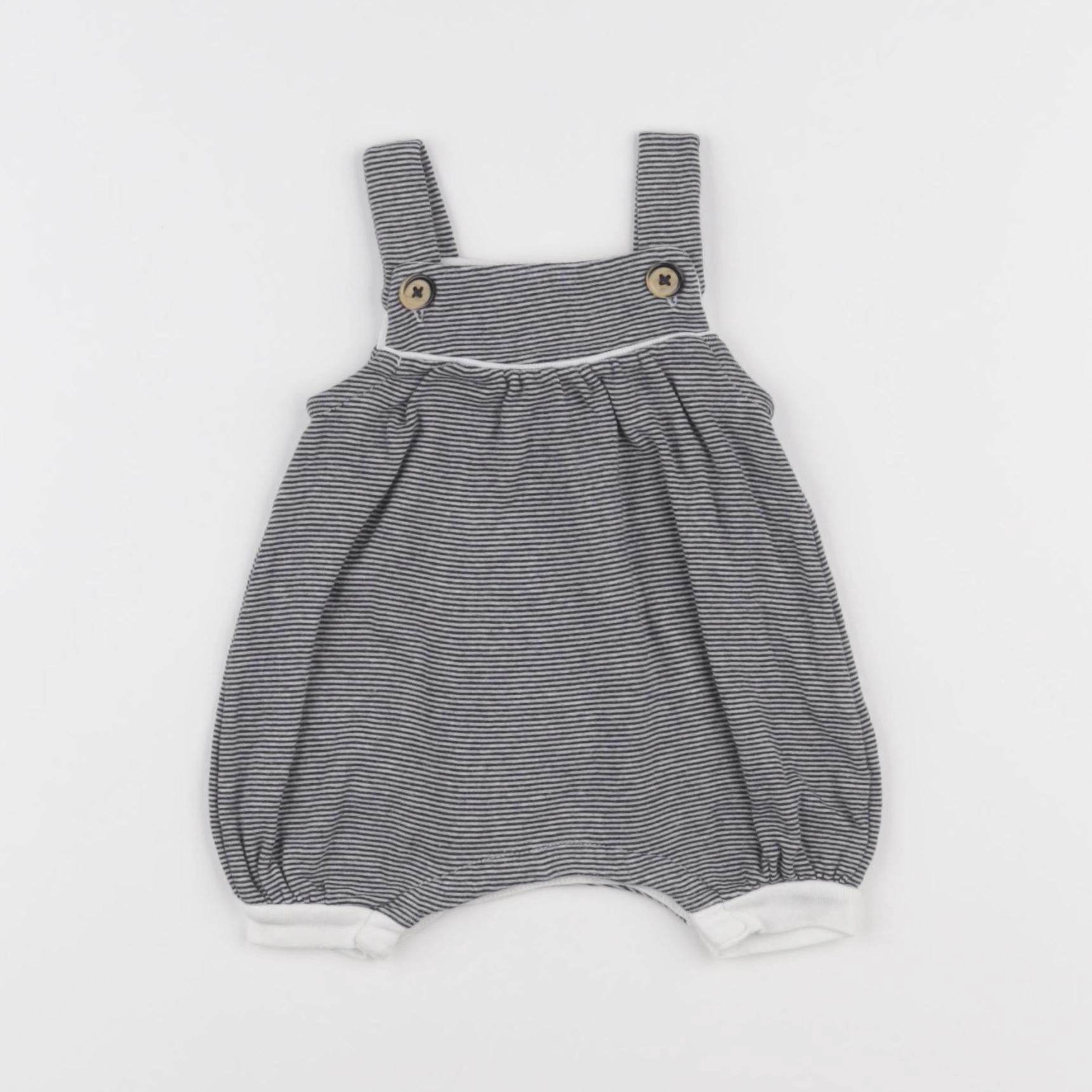 Petit Bateau - salopette multicolore - 1 mois