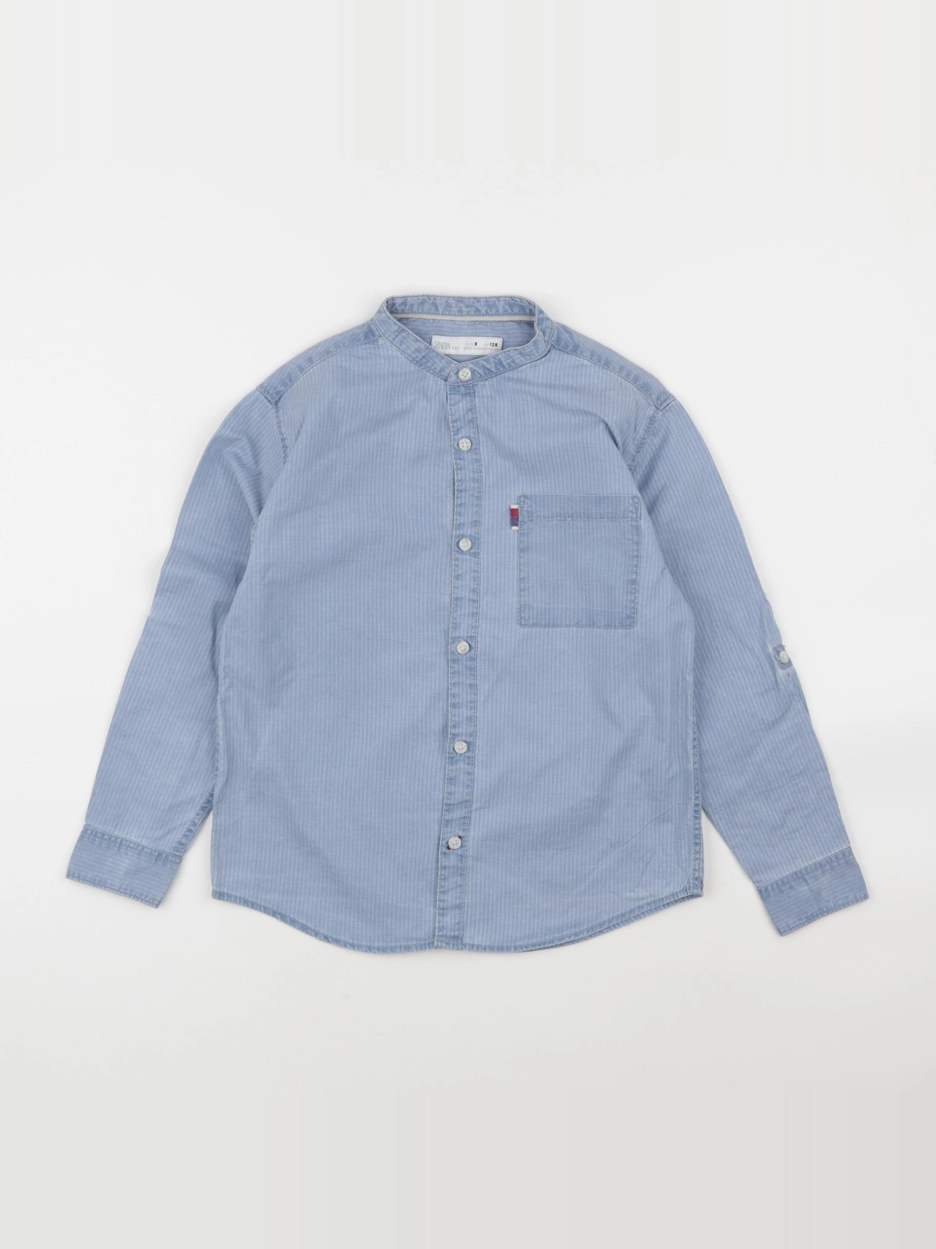 Zara - chemise bleu - 8 ans