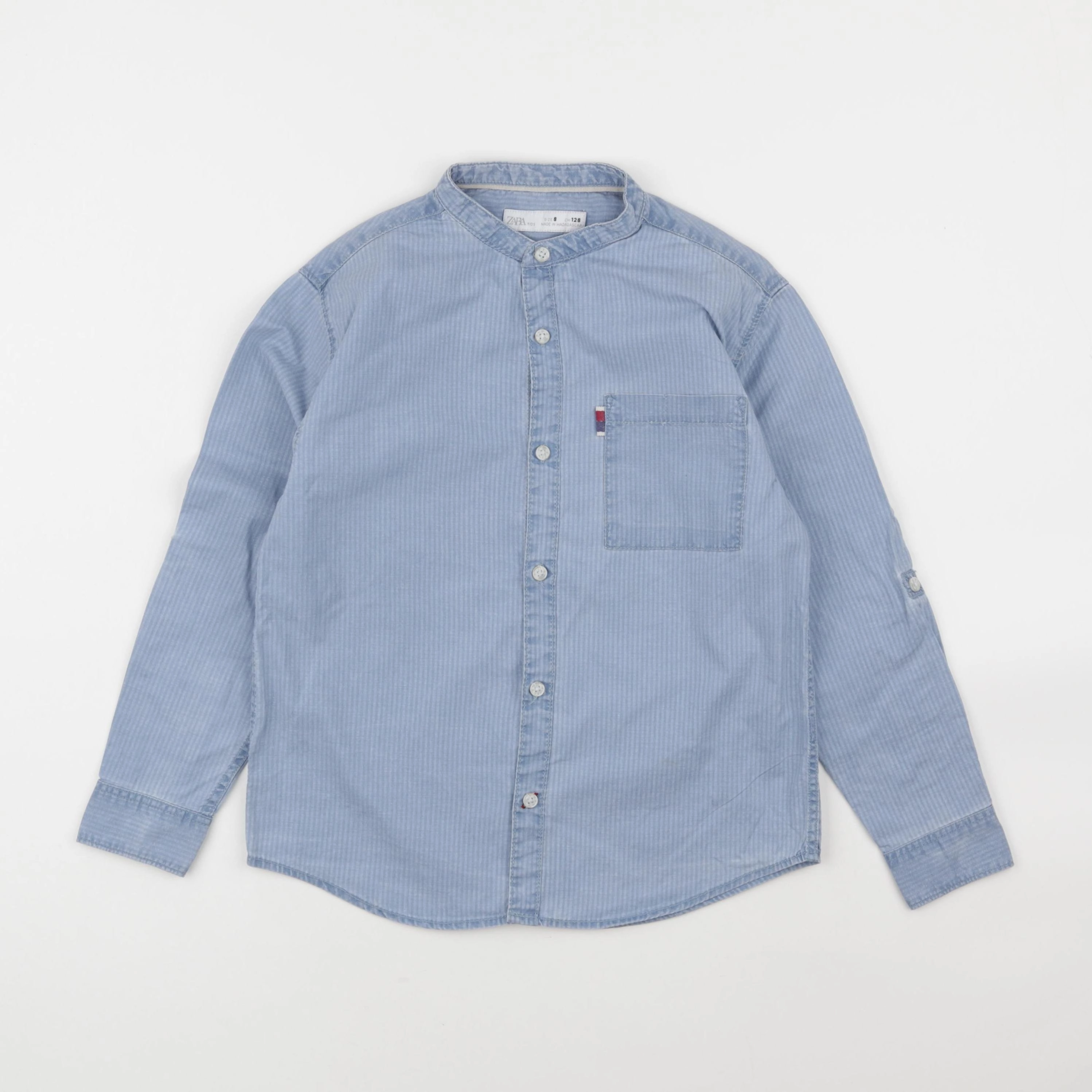 Zara - chemise bleu - 8 ans