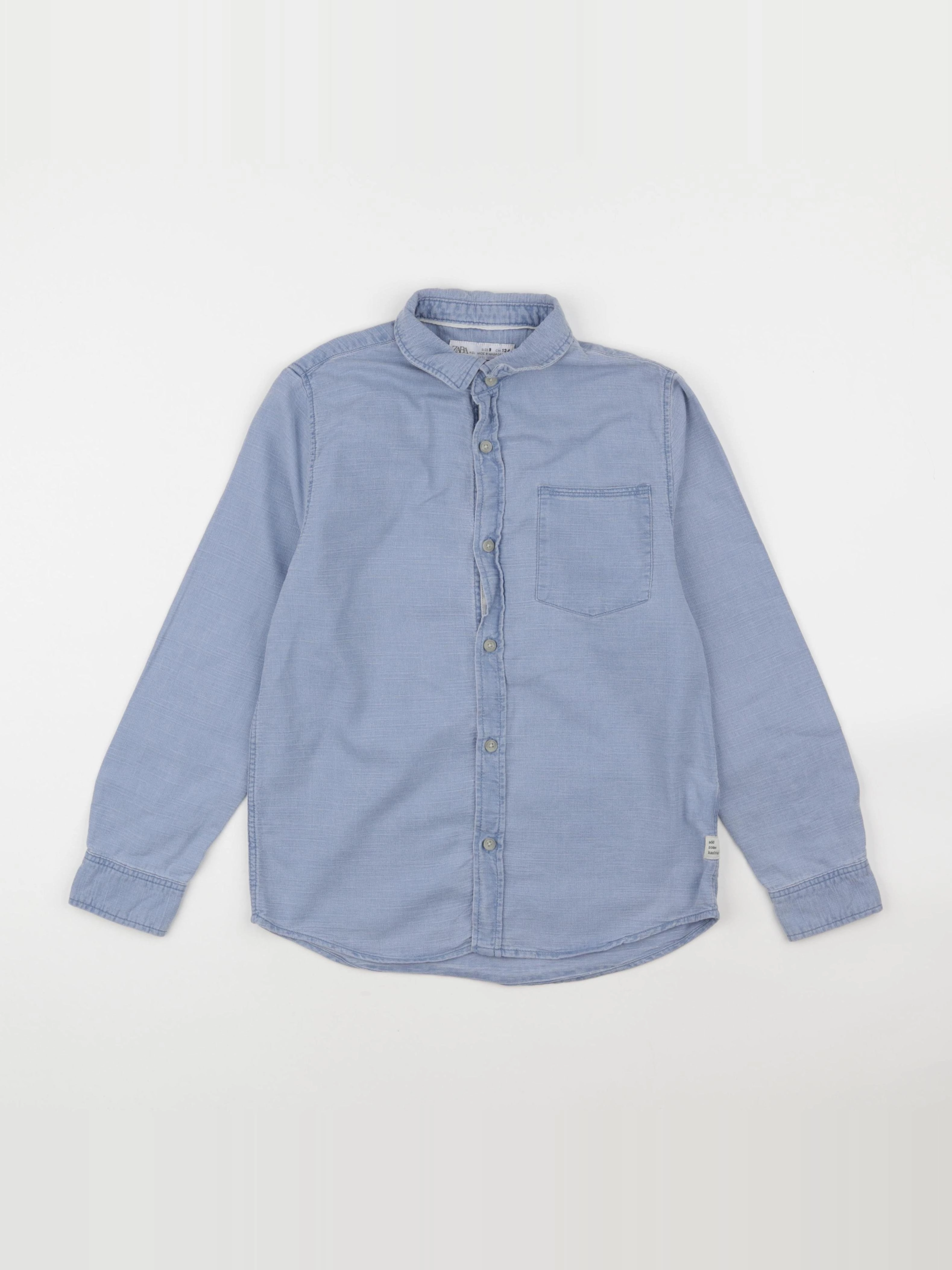 Zara - chemise bleu - 9 ans