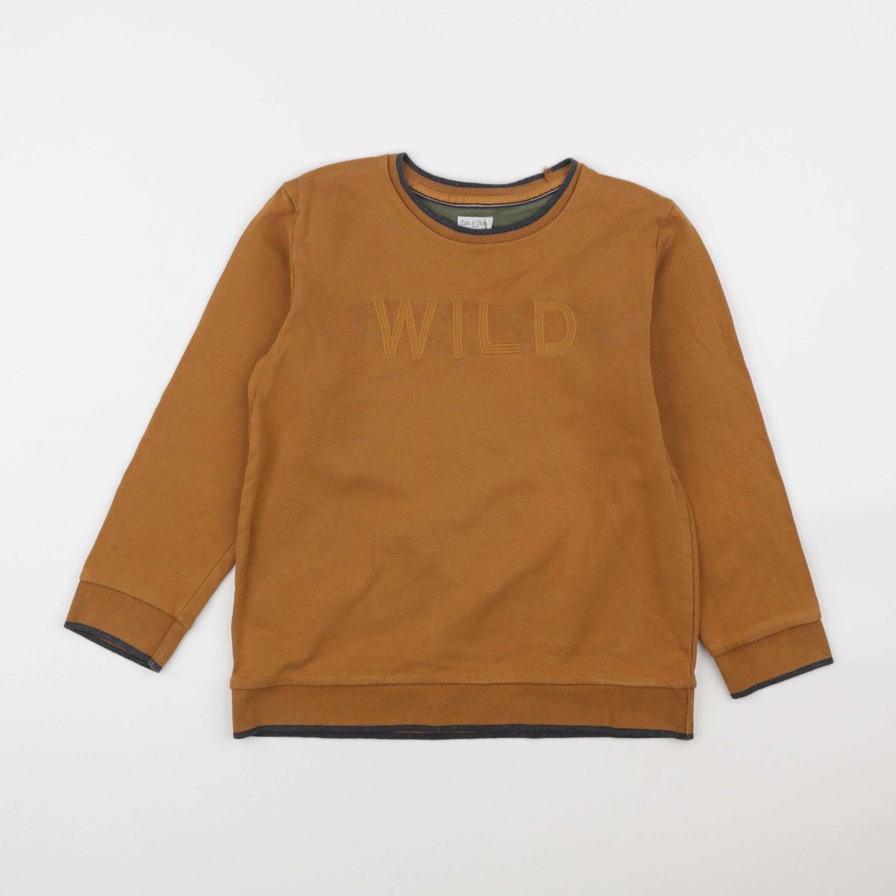 Eden & Victor - sweat marron - 10 ans