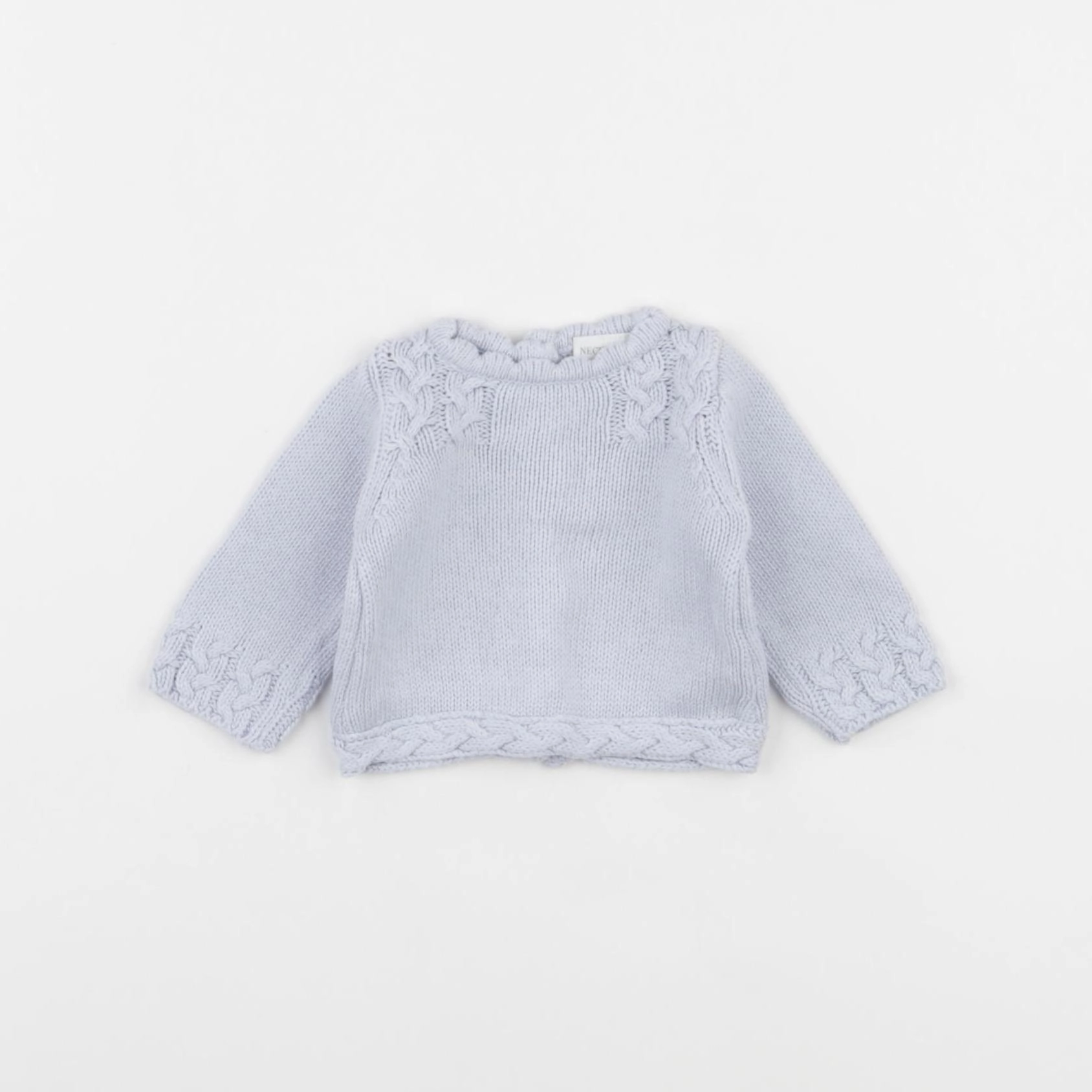 Neck & Neck - pull bleu - 0/3 mois
