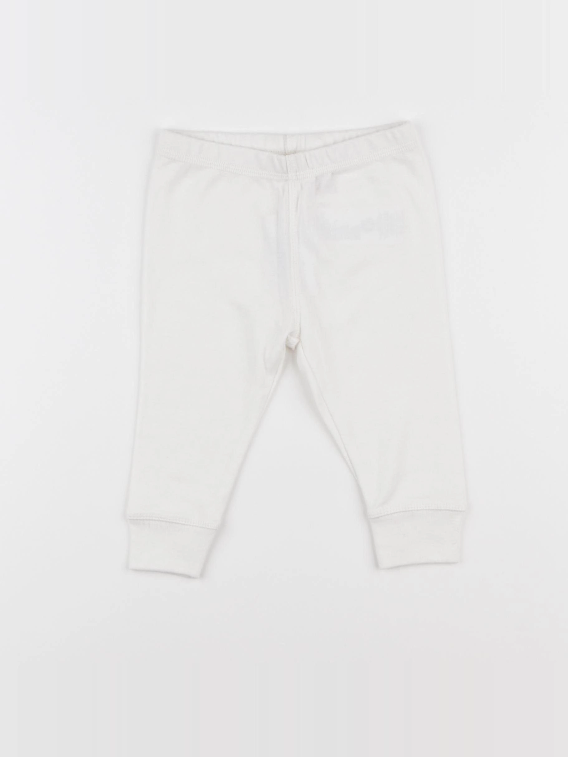 Bonton - legging blanc - 6 mois
