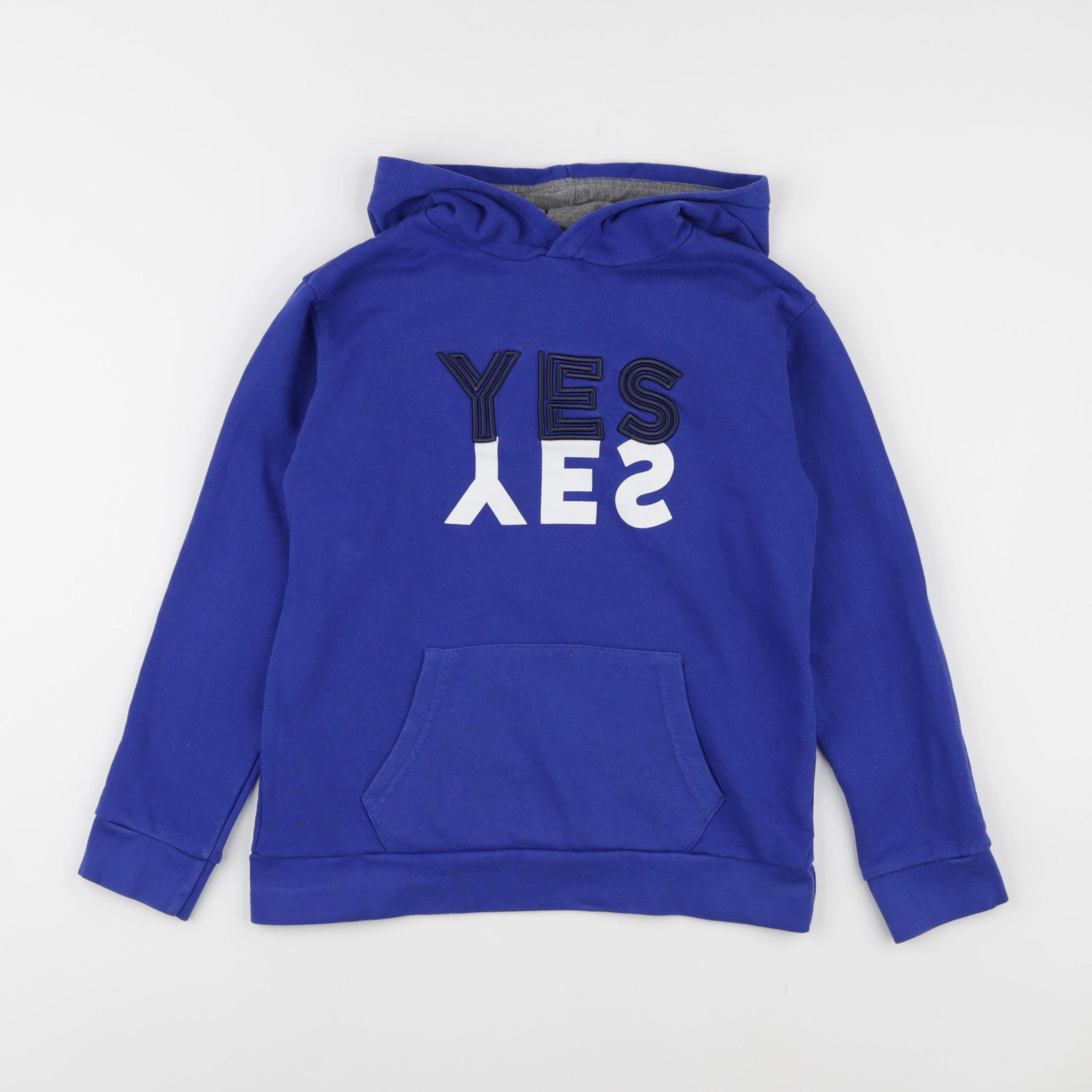 Monoprix - sweat bleu - 10 ans