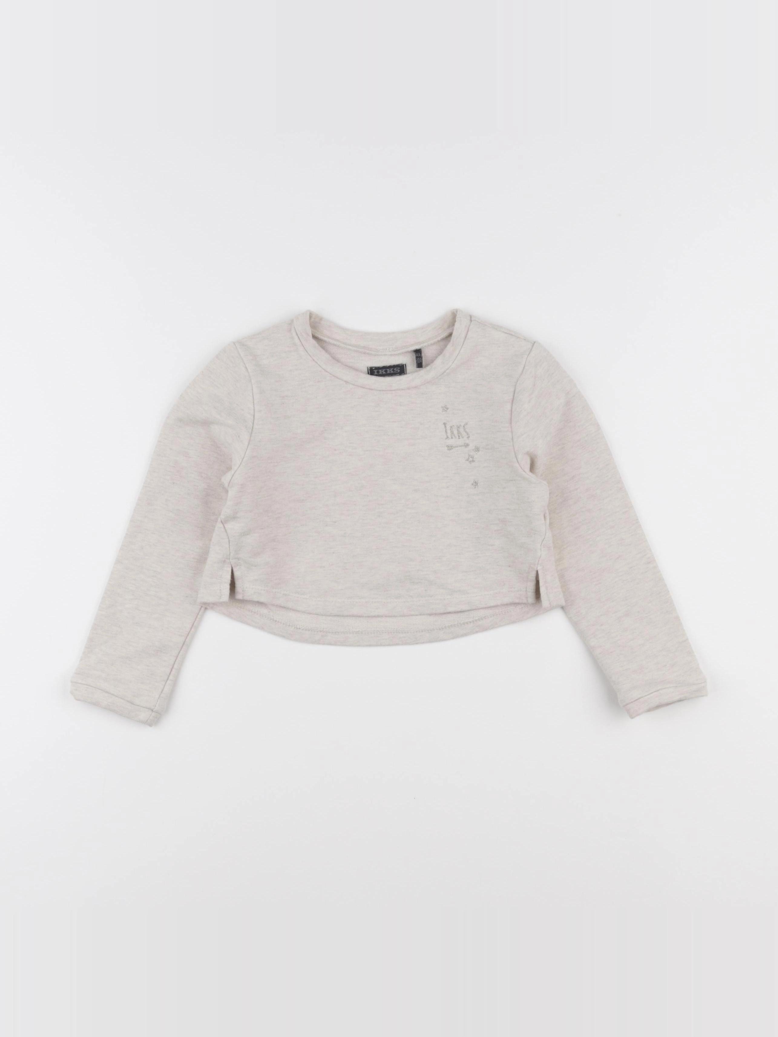 IKKS - sweat court beige, or - 4 ans