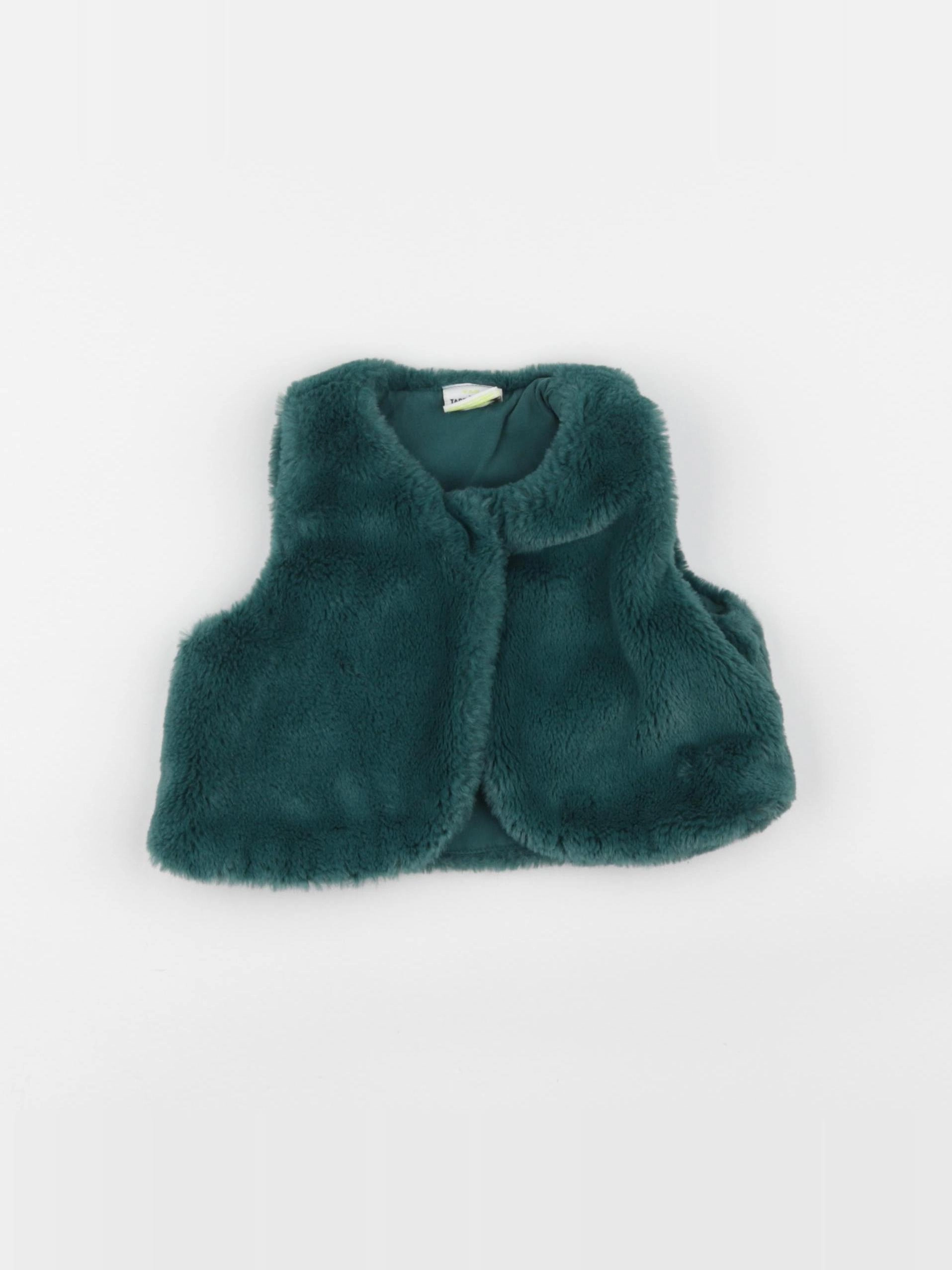 Tape à l'oeil - gilet vert - 12 mois