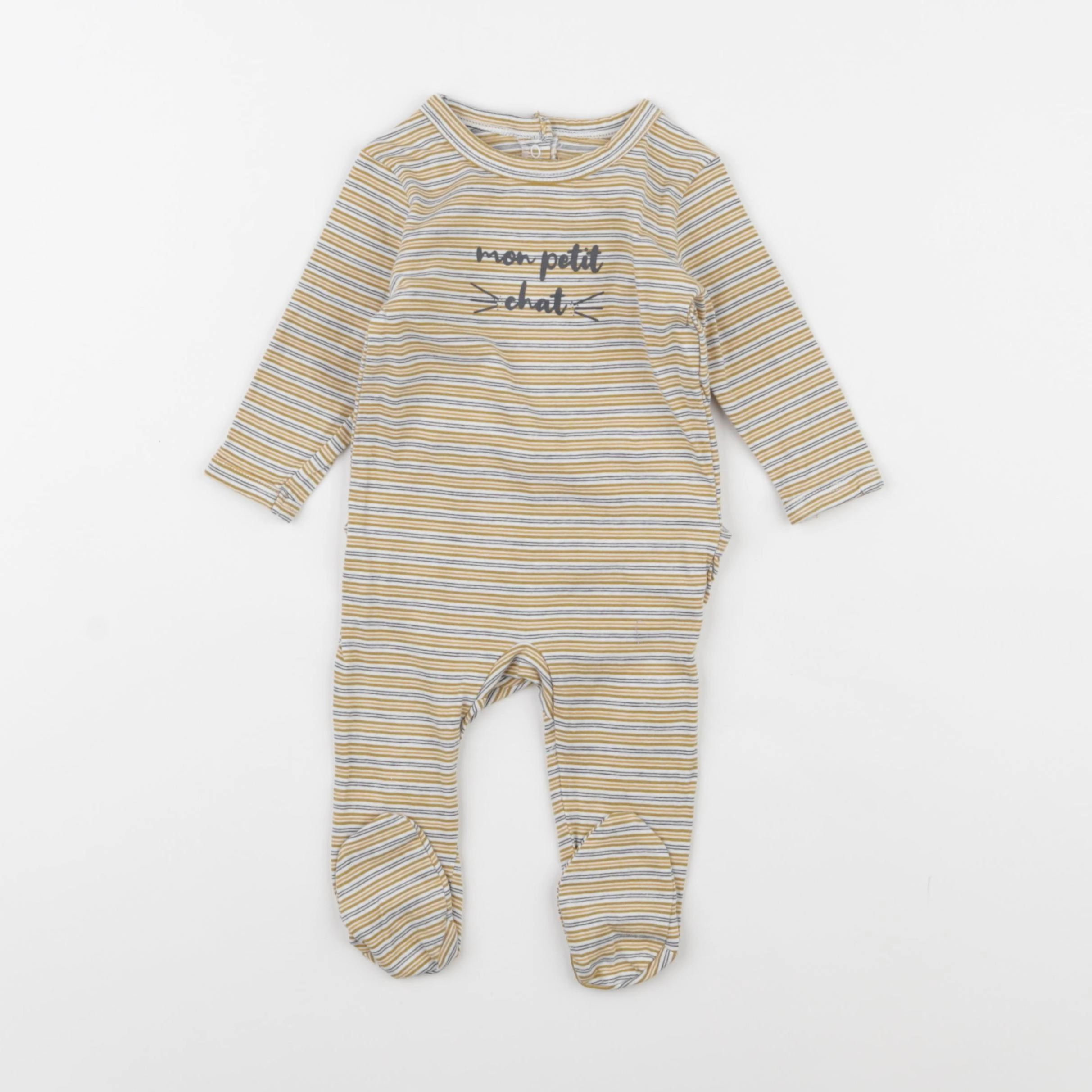 Vertbaudet - pyjama coton multicolore - 3 mois