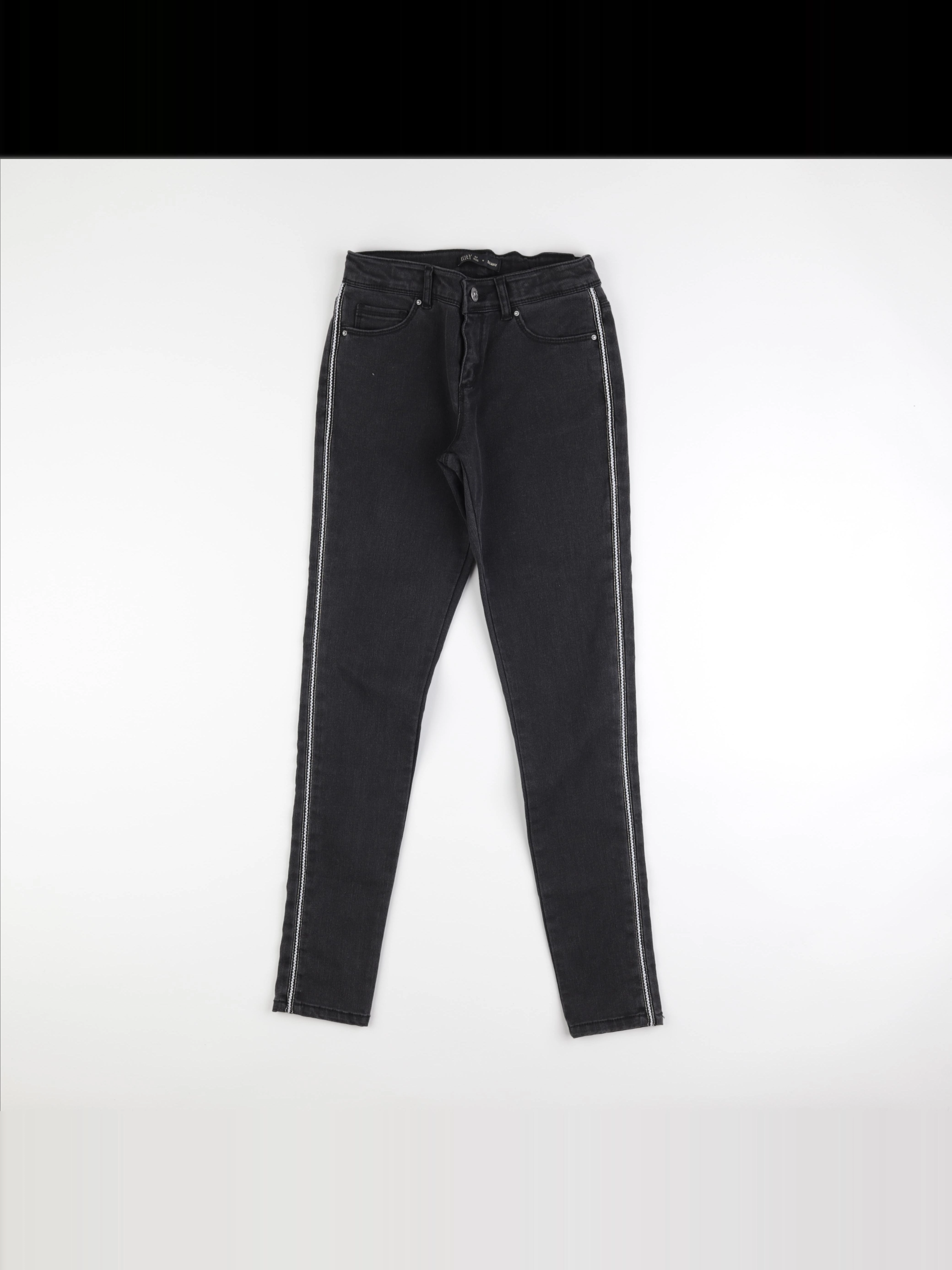 IKKS - jean gris - 14 ans