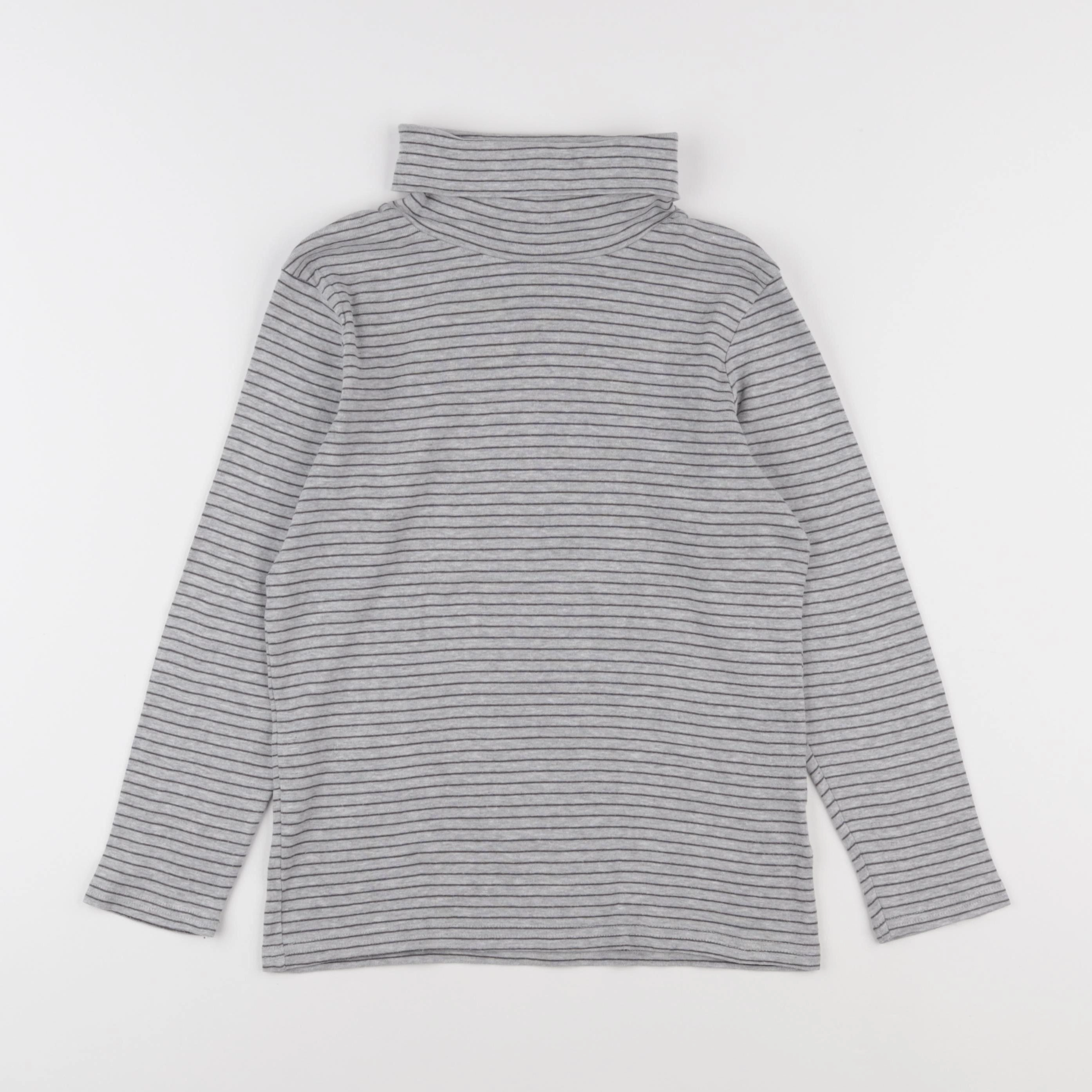 Vertbaudet - sous-pull gris - 10 ans