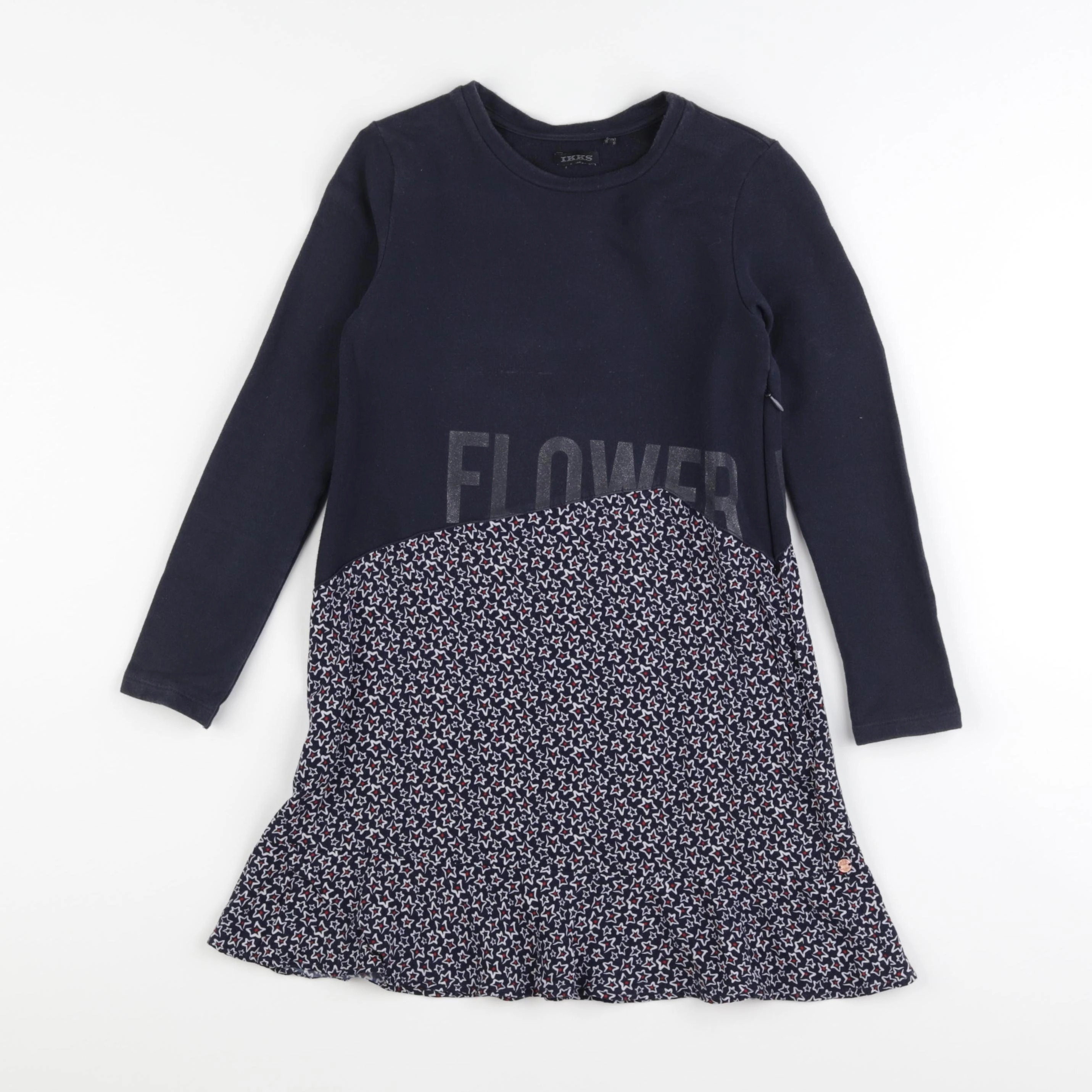 IKKS - robe bleu - 8 ans