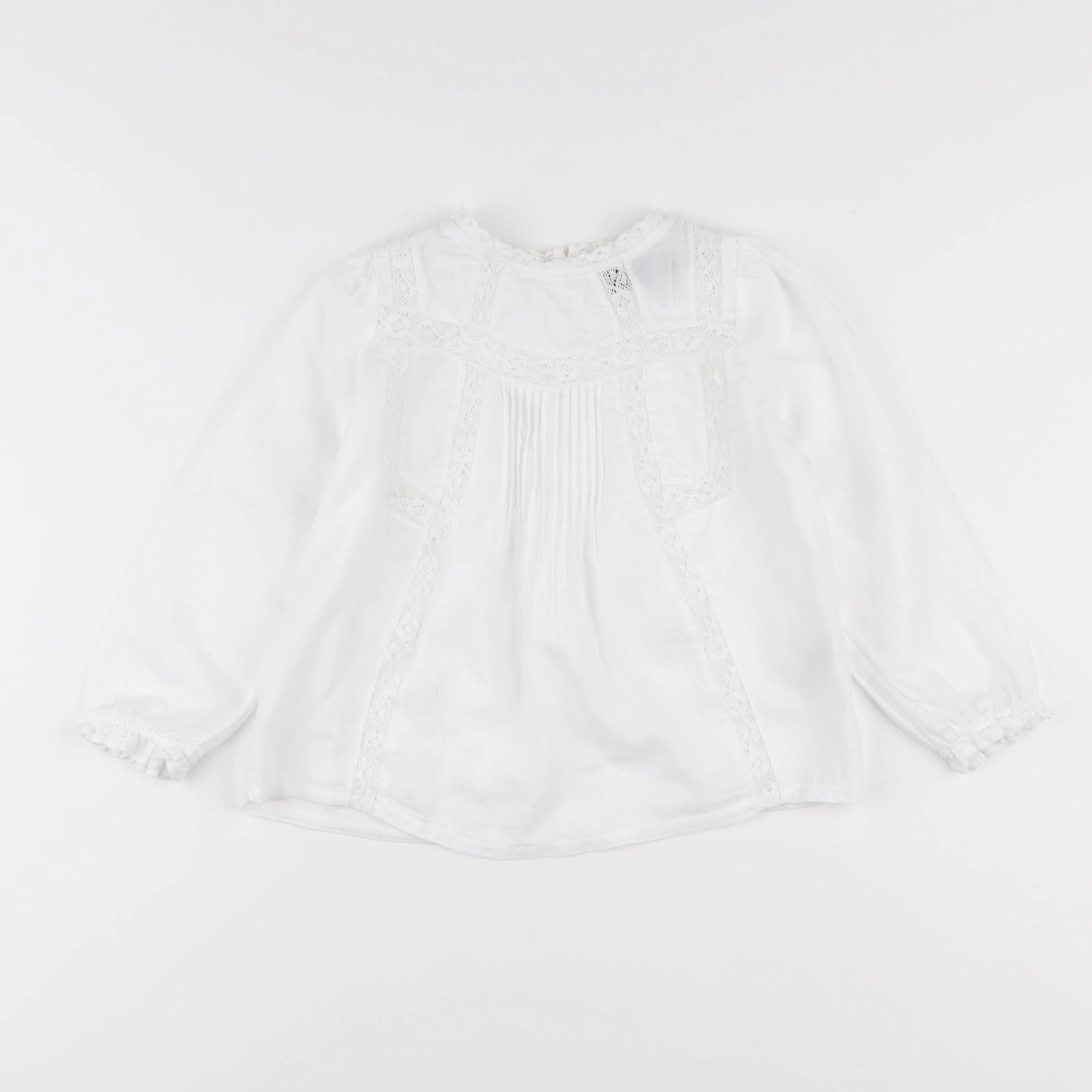 Monoprix - blouse blanc - 3 ans