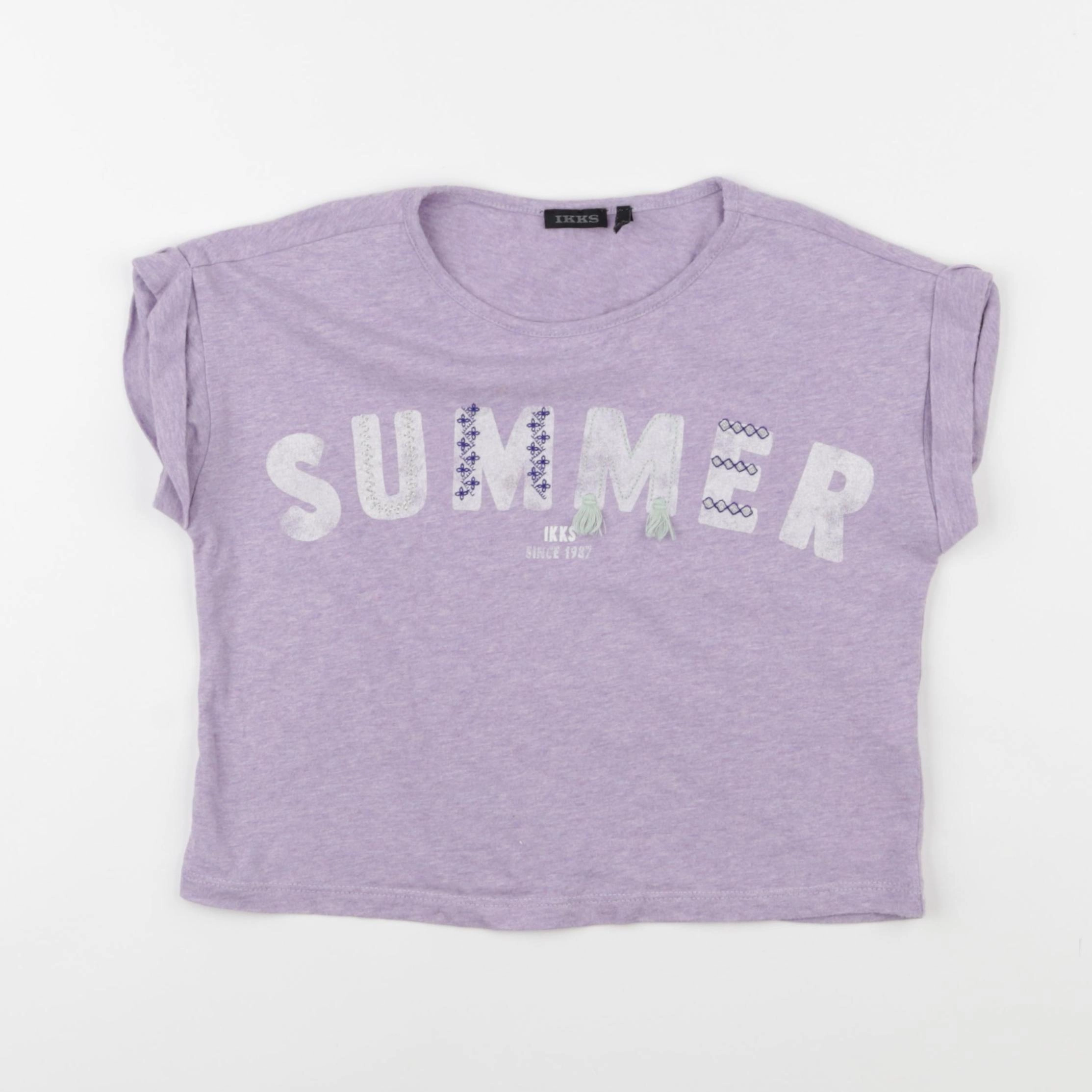 IKKS - tee-shirt violet - 8 ans