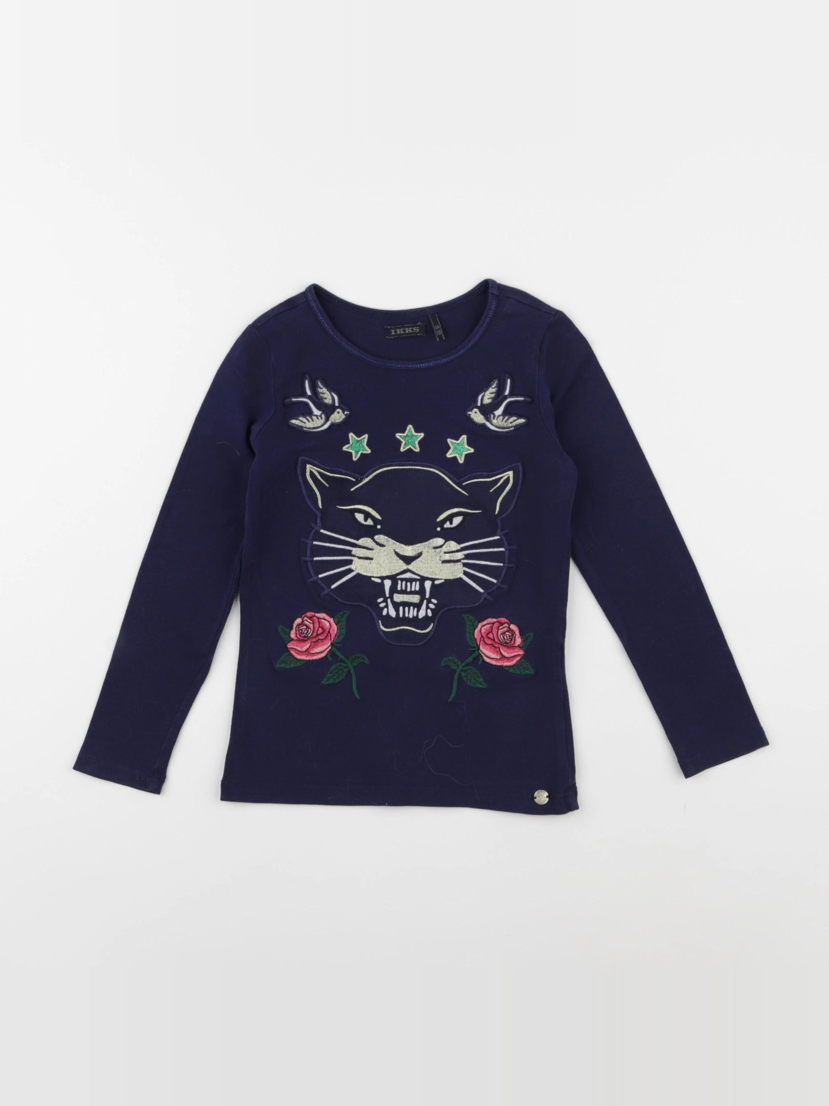 IKKS - tee-shirt bleu - 5 ans