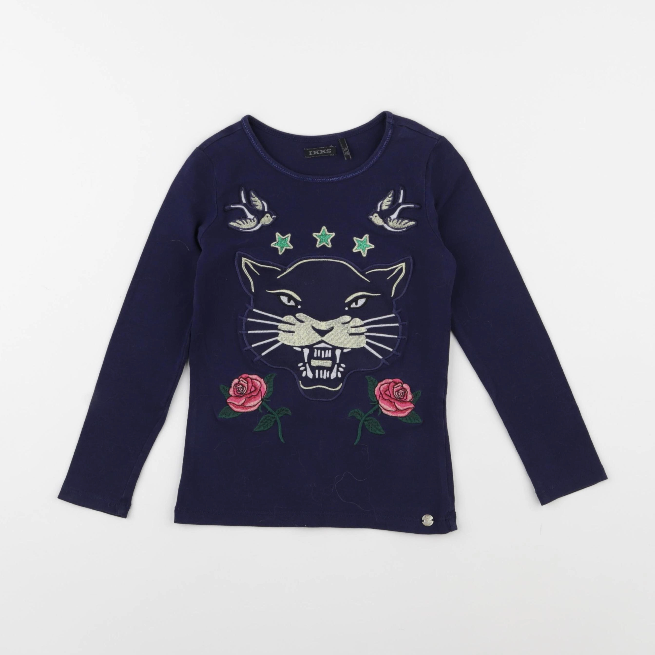 IKKS - tee-shirt bleu - 5 ans