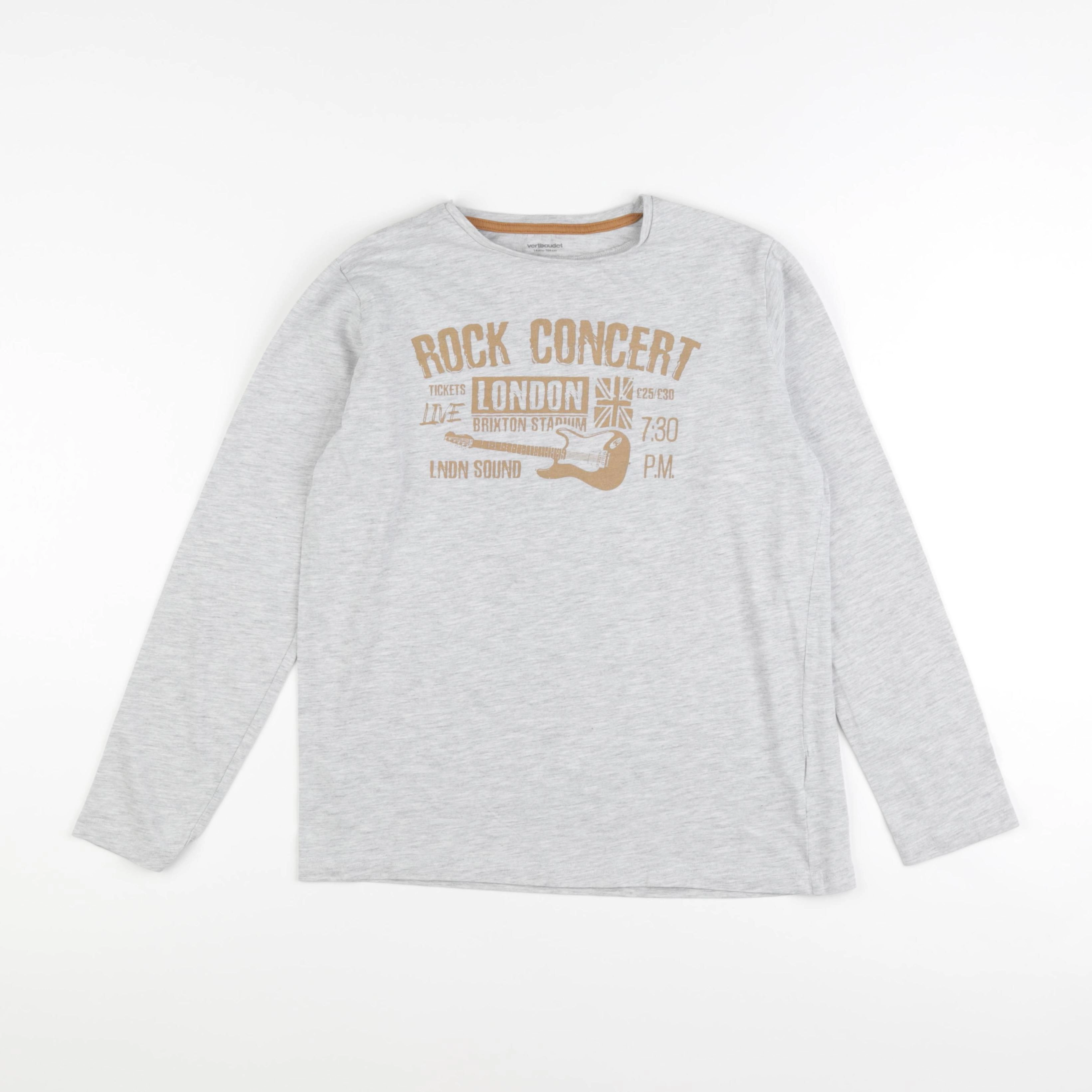 Vertbaudet - tee-shirt gris - 14 ans