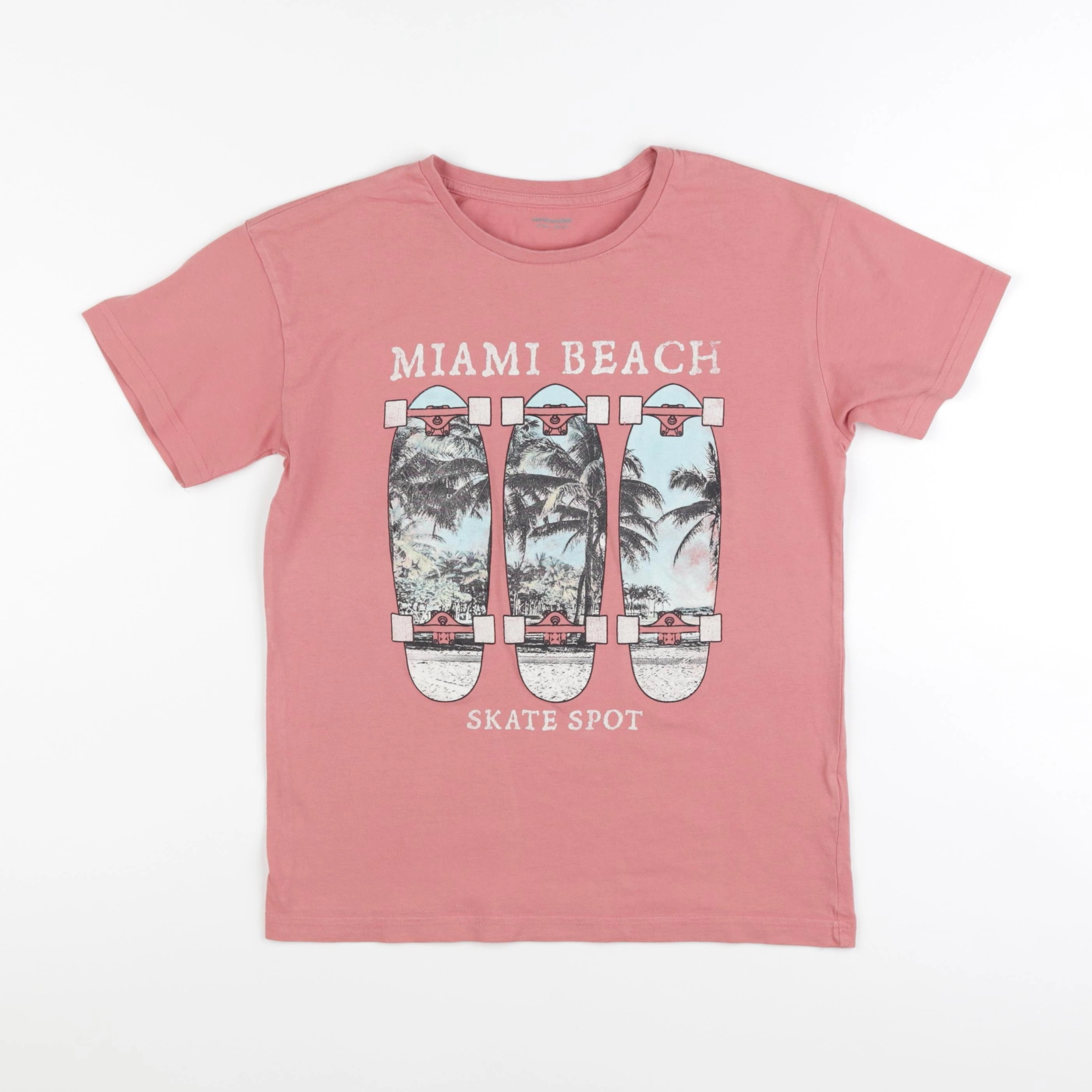 Vertbaudet - tee-shirt rose - 12 ans