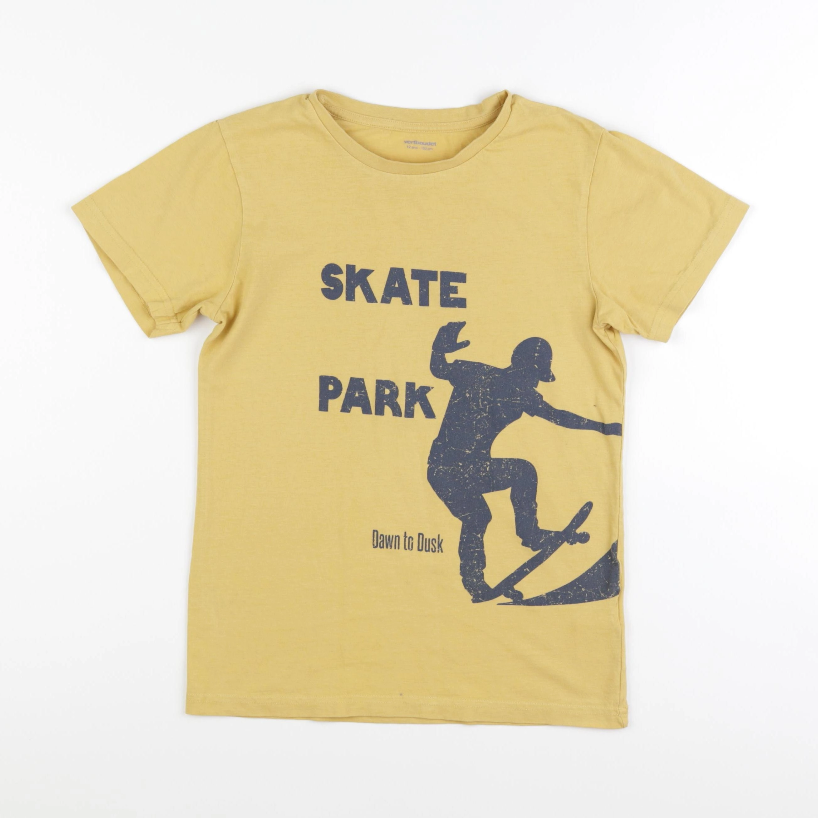 Vertbaudet - tee-shirt jaune - 12 ans